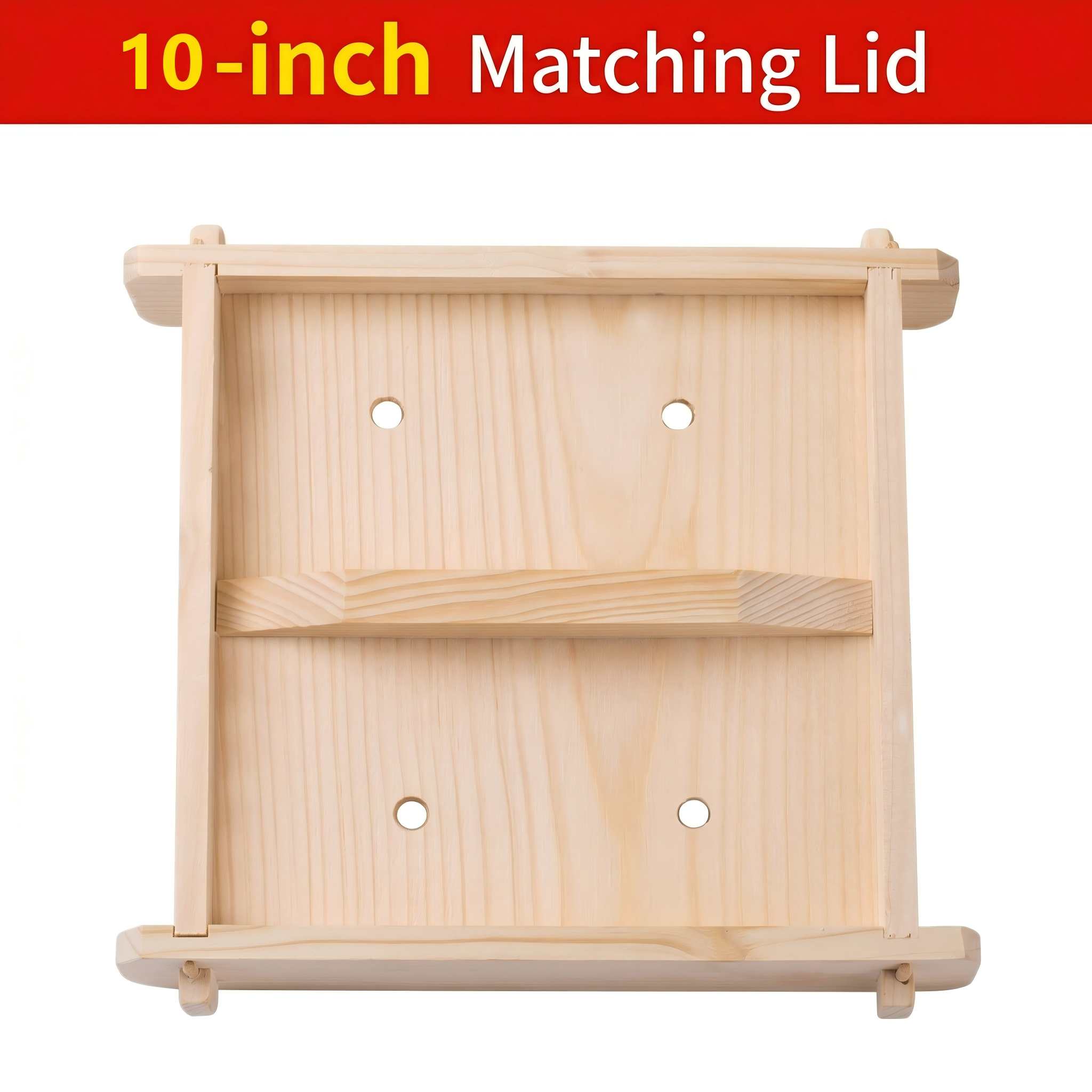 Natural Wood Steamer Tray for Dumplings & Buns