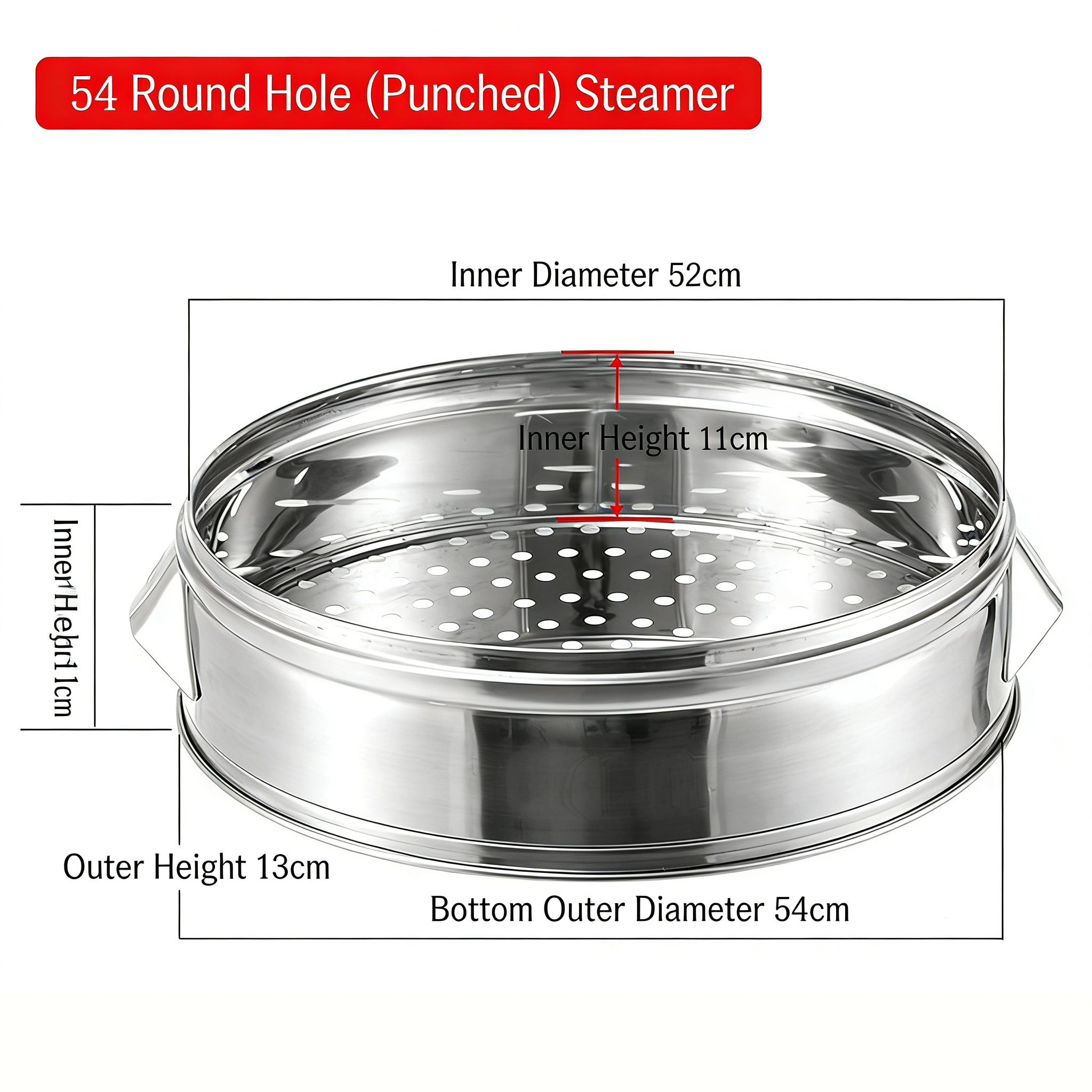 Heavy Duty Stainless Steel Steamer Basket,Multiple Sizes Commercial Steamer