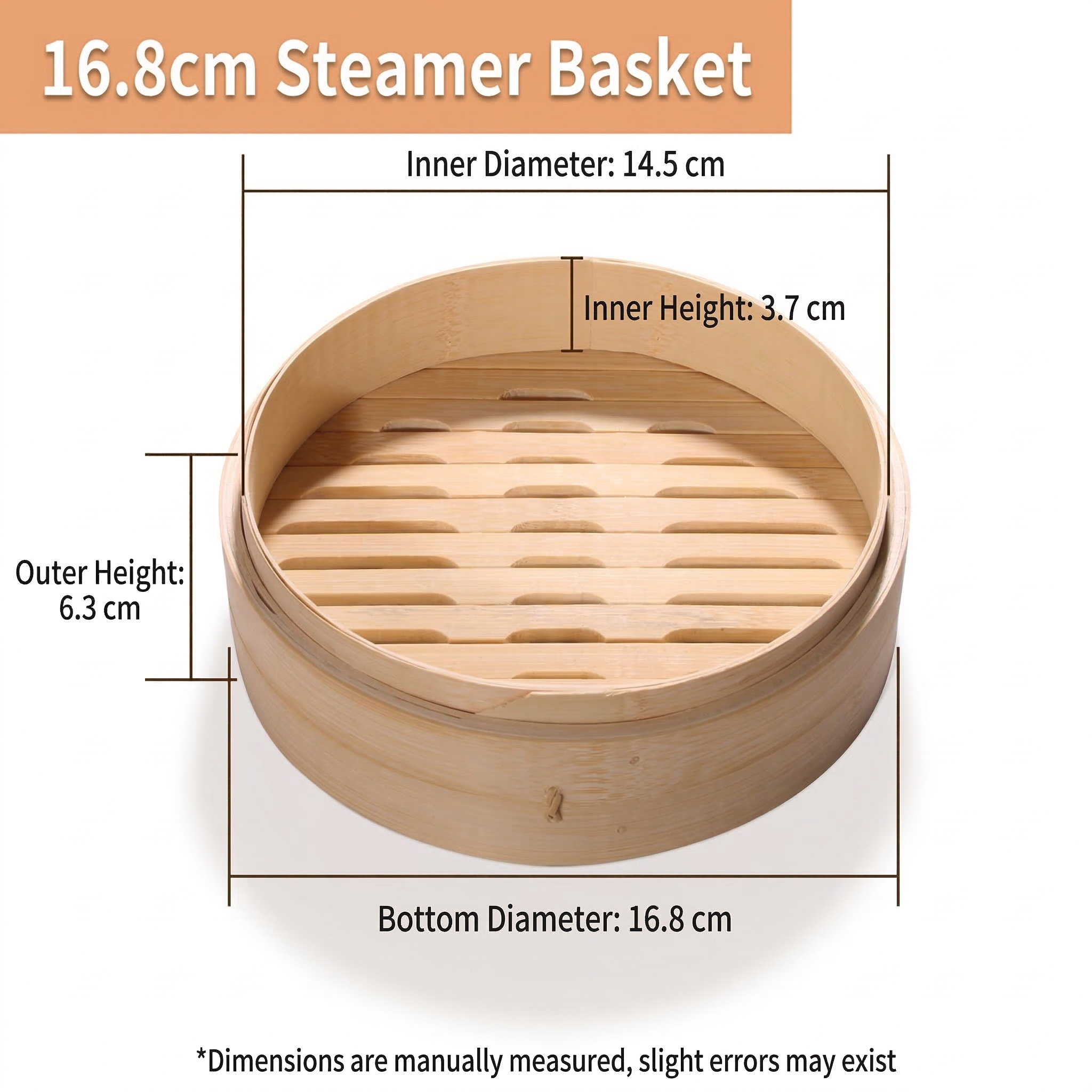 Premium Handcrafted Bamboo Steamer - Authentic Asian Cooking for Healthy Meals