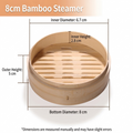 Premium Handcrafted Bamboo Steamer - Authentic Asian Cooking for Healthy Meals