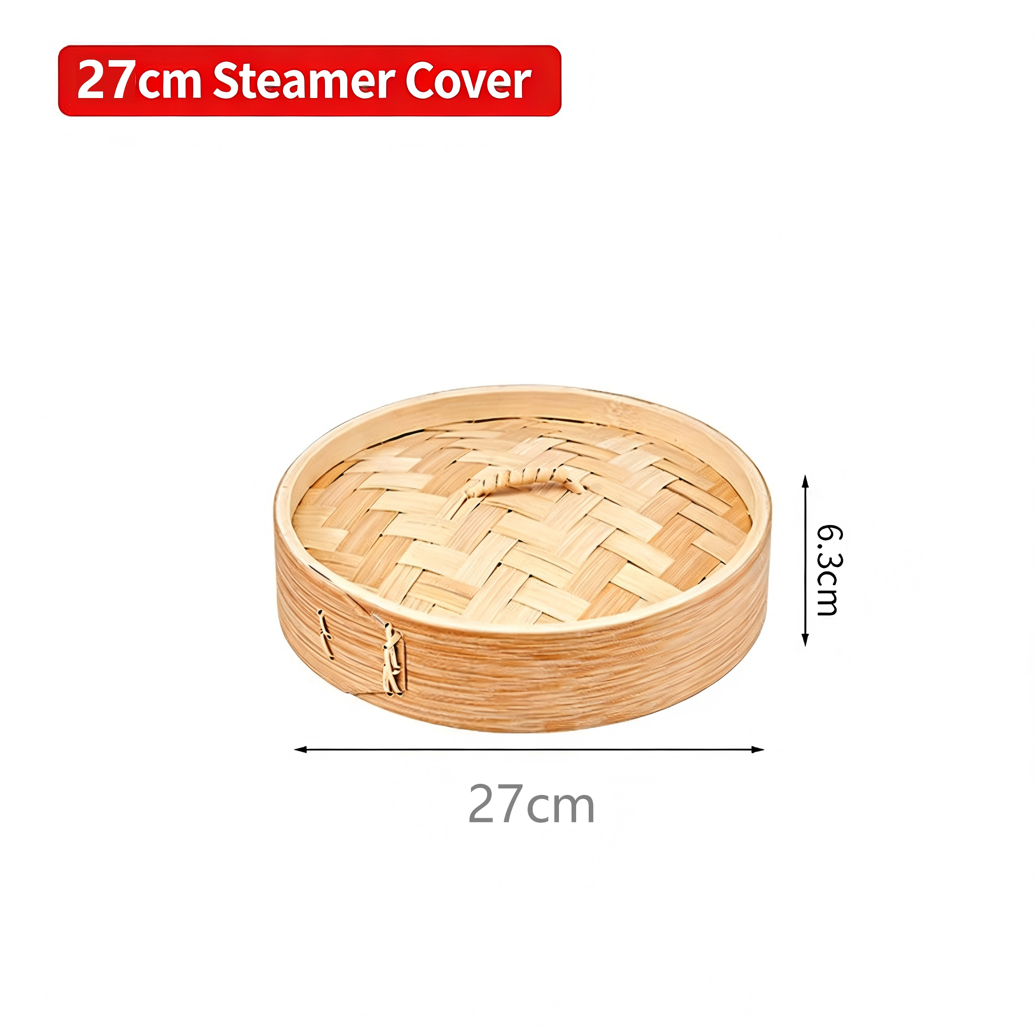 Premium Carbonized Bamboo Steamer for Dumpling & Bao