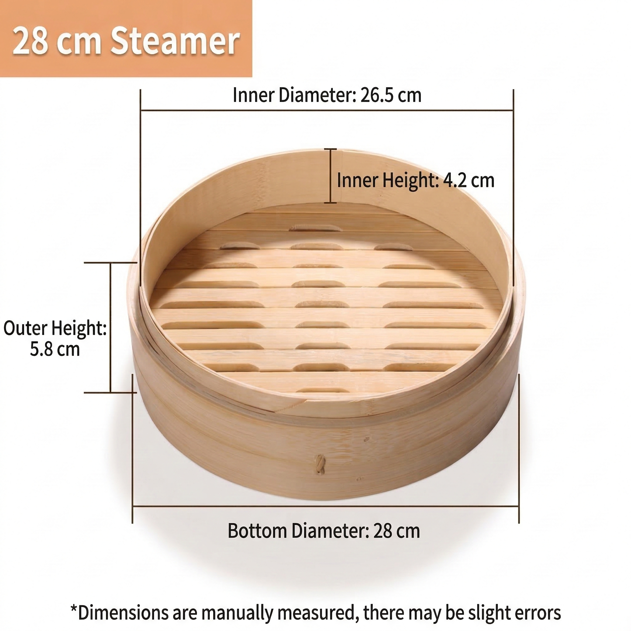 Premium Handcrafted Bamboo Steamer - Authentic Asian Cooking for Healthy Meals