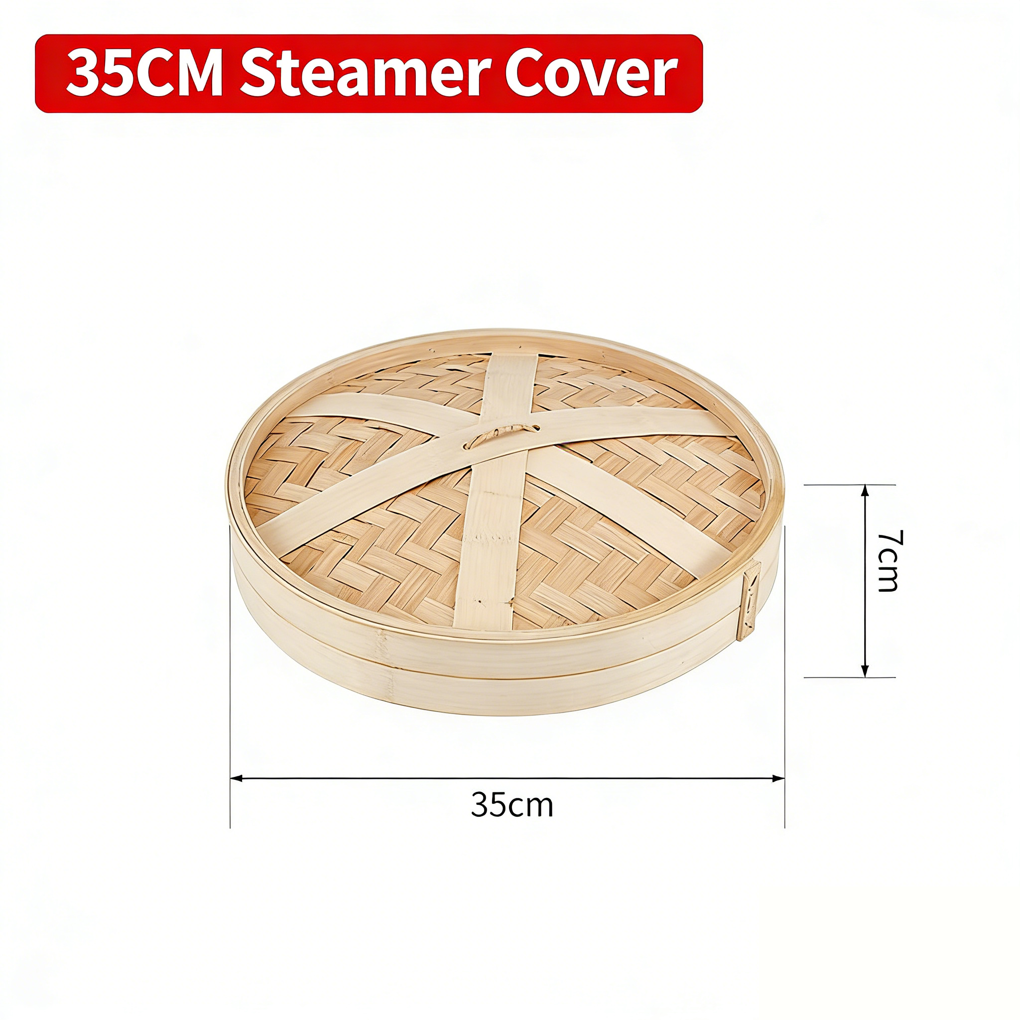 Traditional Bamboo Steaming Basket 33-40cm