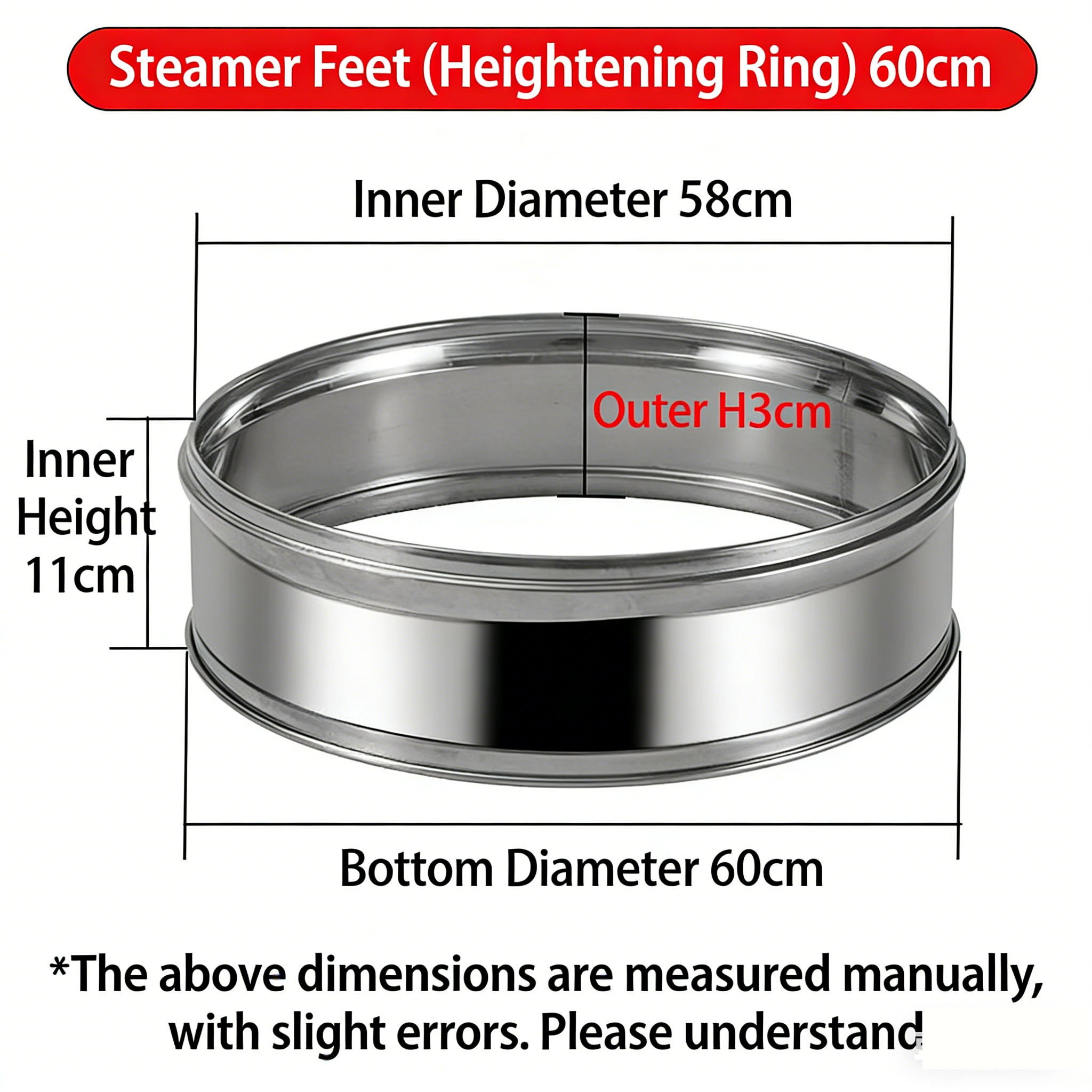 Heavy Duty Stainless Steel Steamer Basket,Multiple Sizes Commercial Steamer