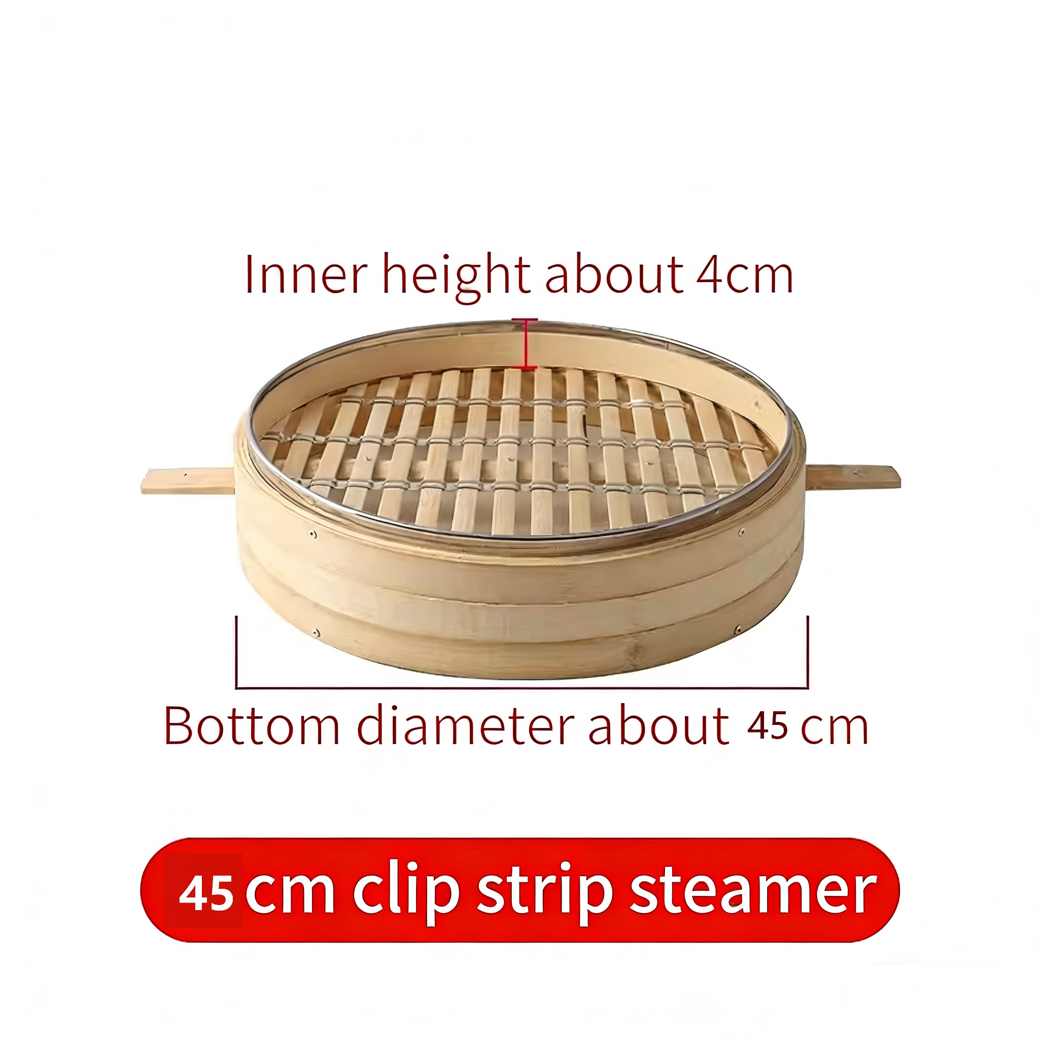 Premium All-Bamboo Steamer I Multiple Sizes & Bottom Options