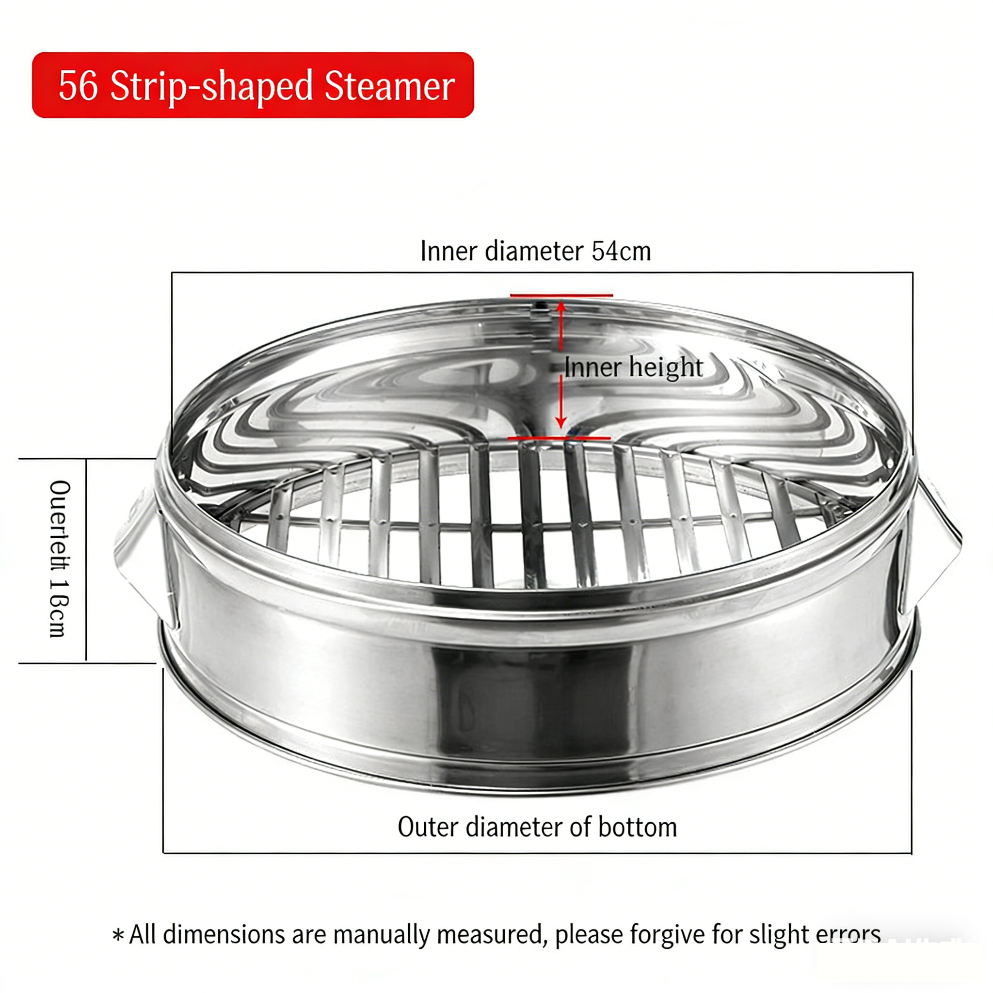 Heavy Duty Stainless Steel Steamer Basket,Multiple Sizes Commercial Steamer