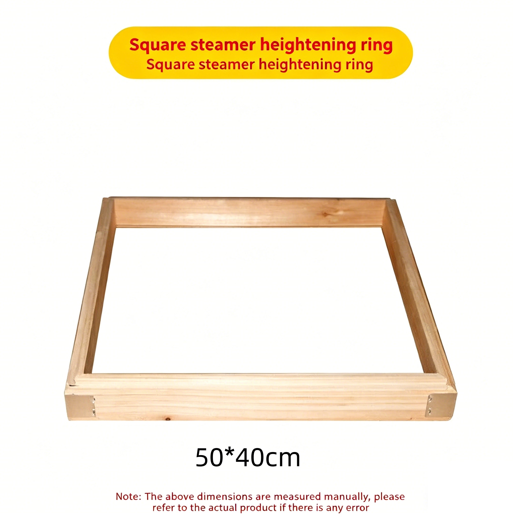 Large Square Wooden Dim Sum Steamer for Restaurant