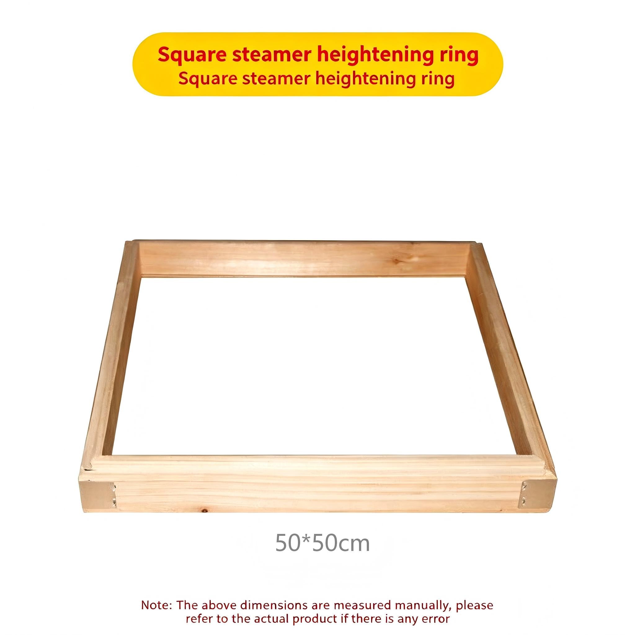 Large Square Wooden Dim Sum Steamer for Restaurant