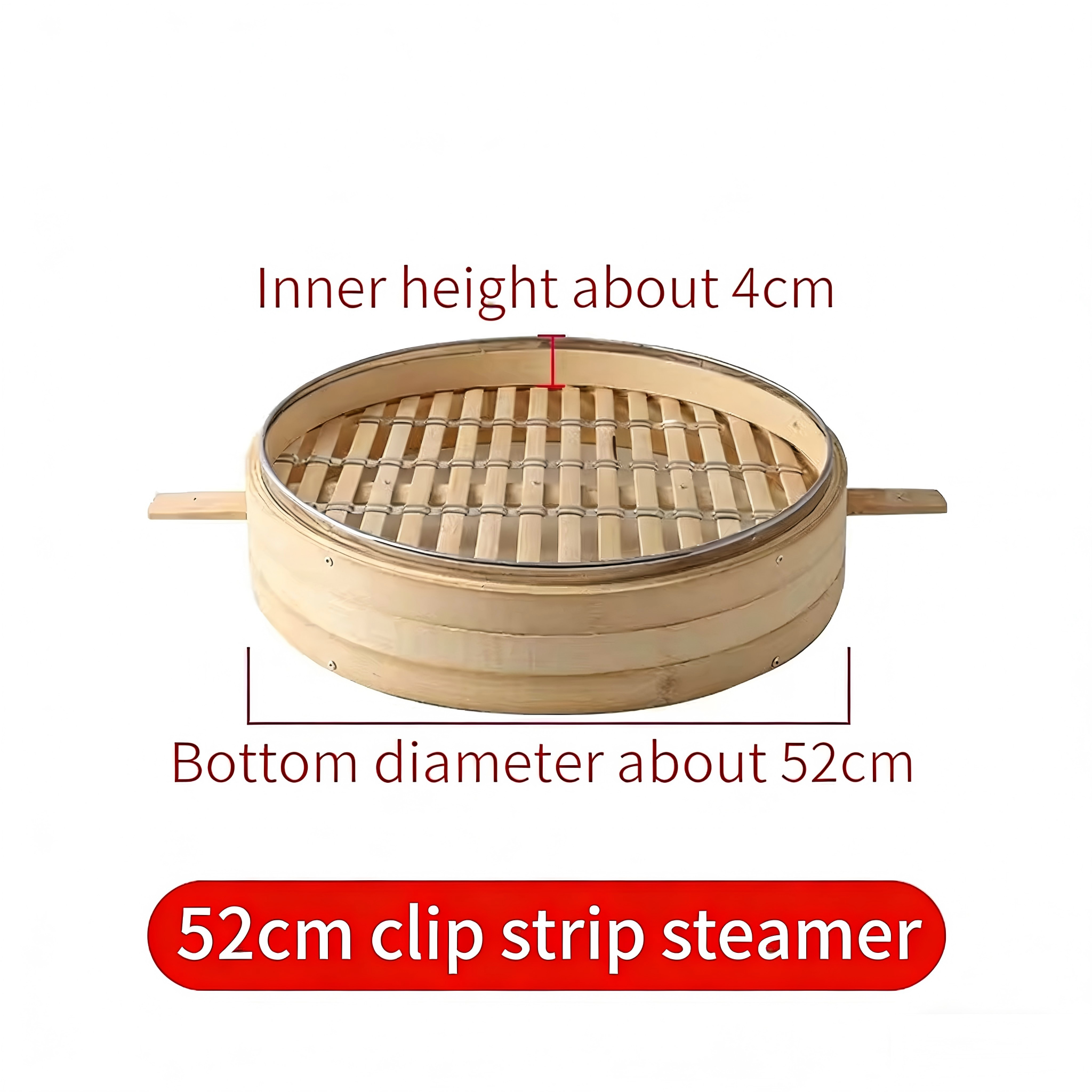 Premium All-Bamboo Steamer I Multiple Sizes & Bottom Options
