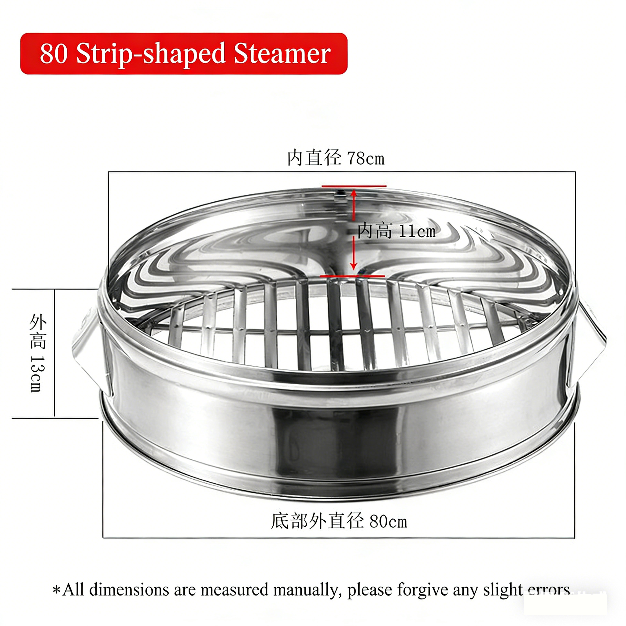 Heavy Duty Stainless Steel Steamer Basket,Multiple Sizes Commercial Steamer