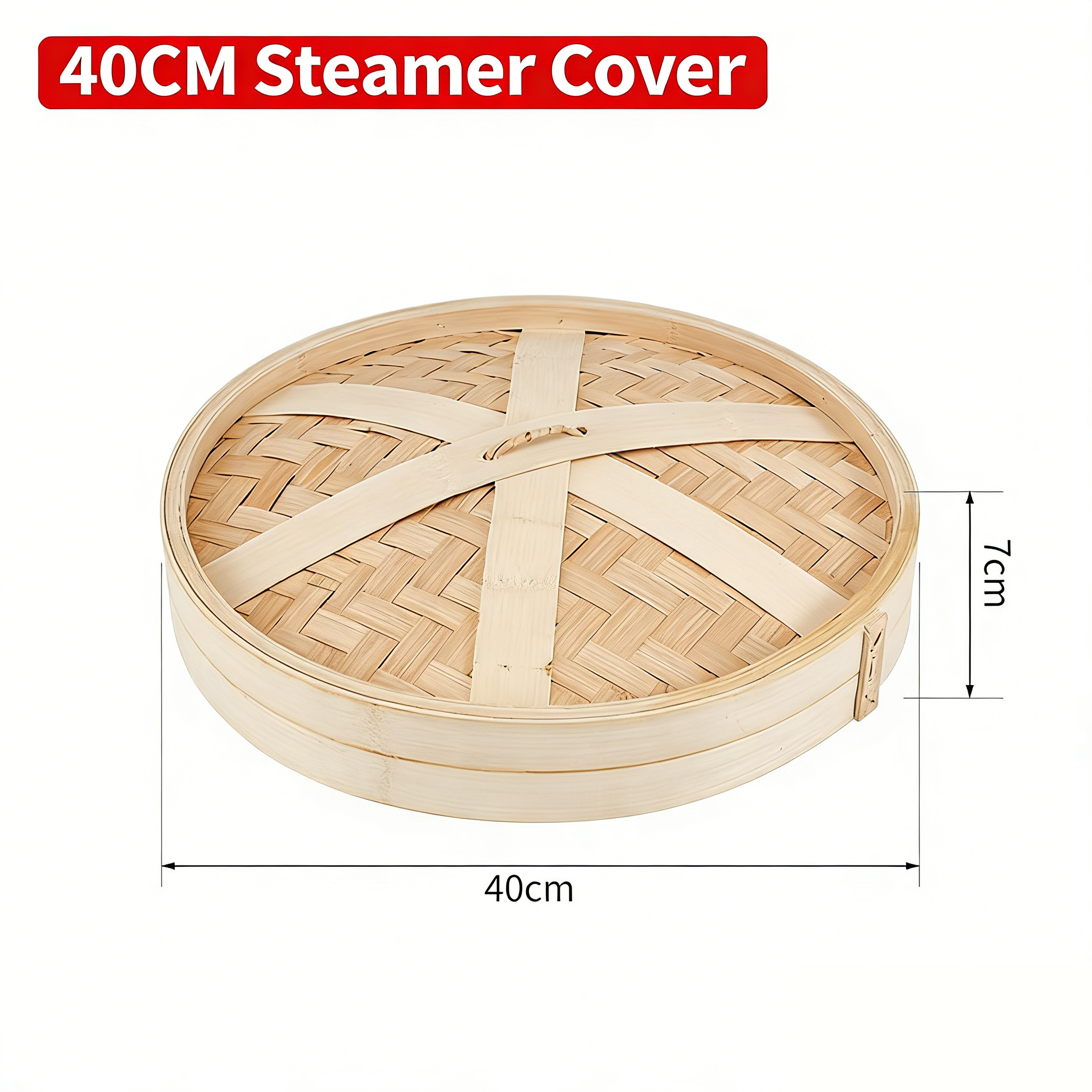 Traditional Bamboo Steaming Basket 33-40cm