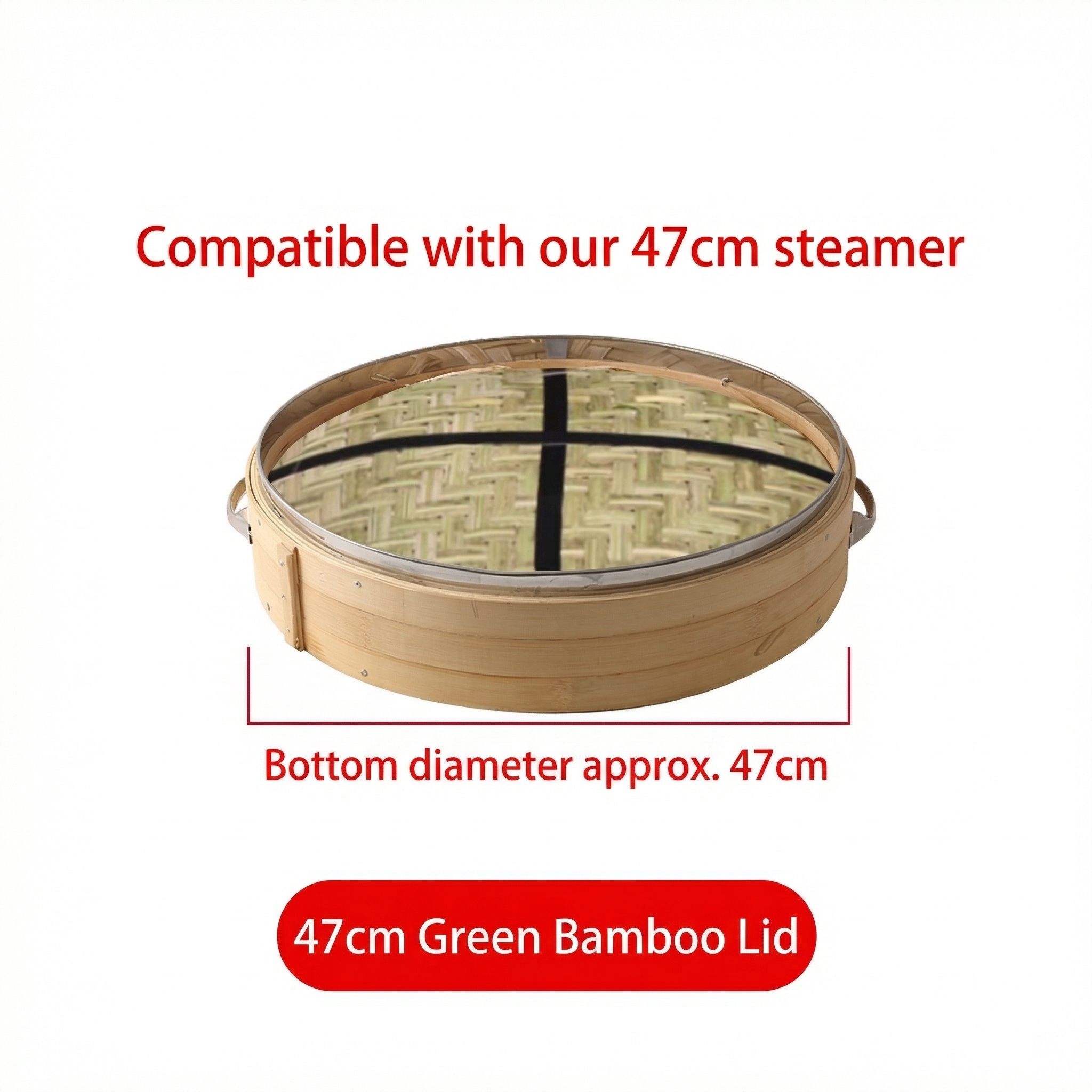 Premium All-Bamboo Steamer I Multiple Sizes & Bottom Options