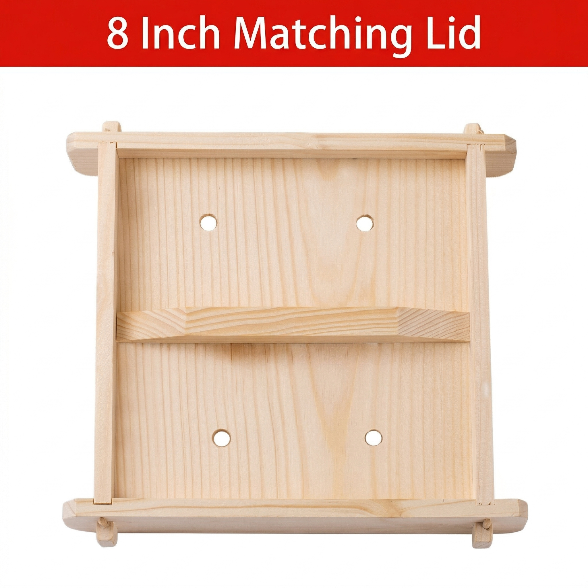 Natural Wood Steamer Tray for Dumplings & Buns