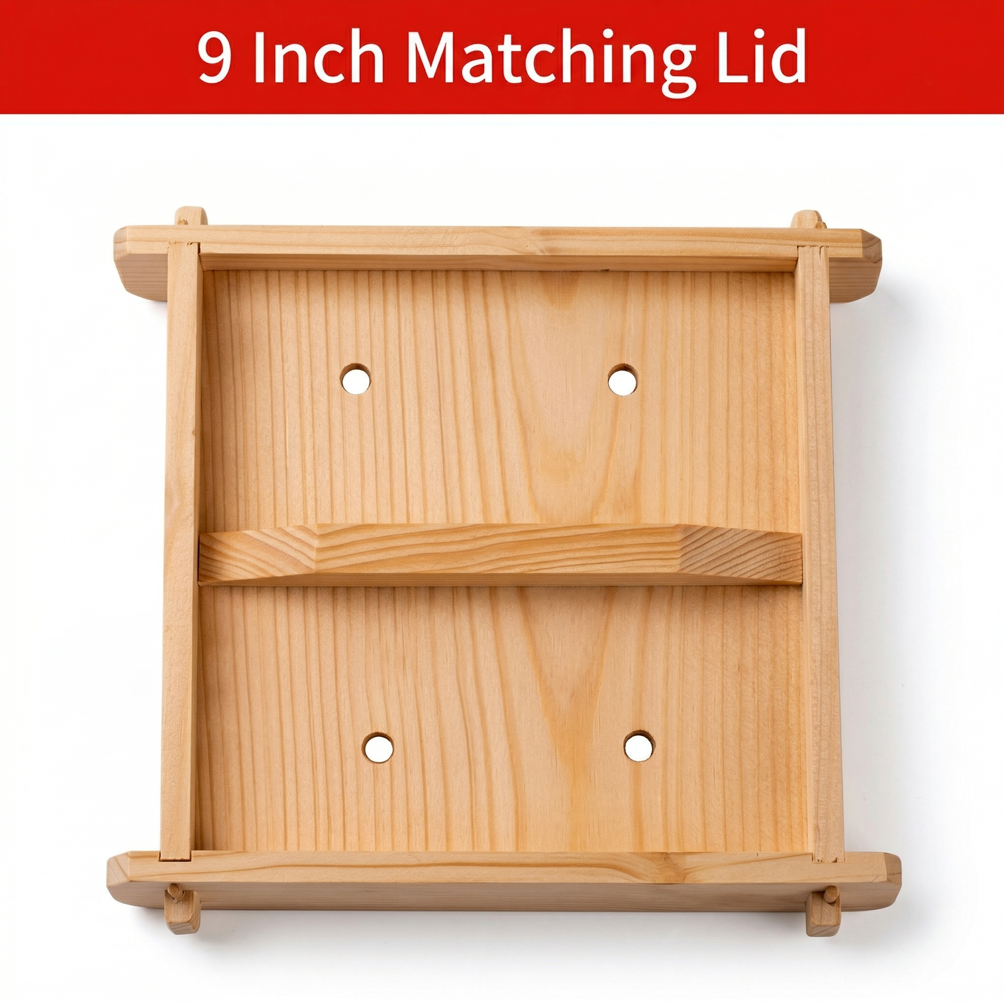 Natural Wood Steamer Tray for Dumplings & Buns