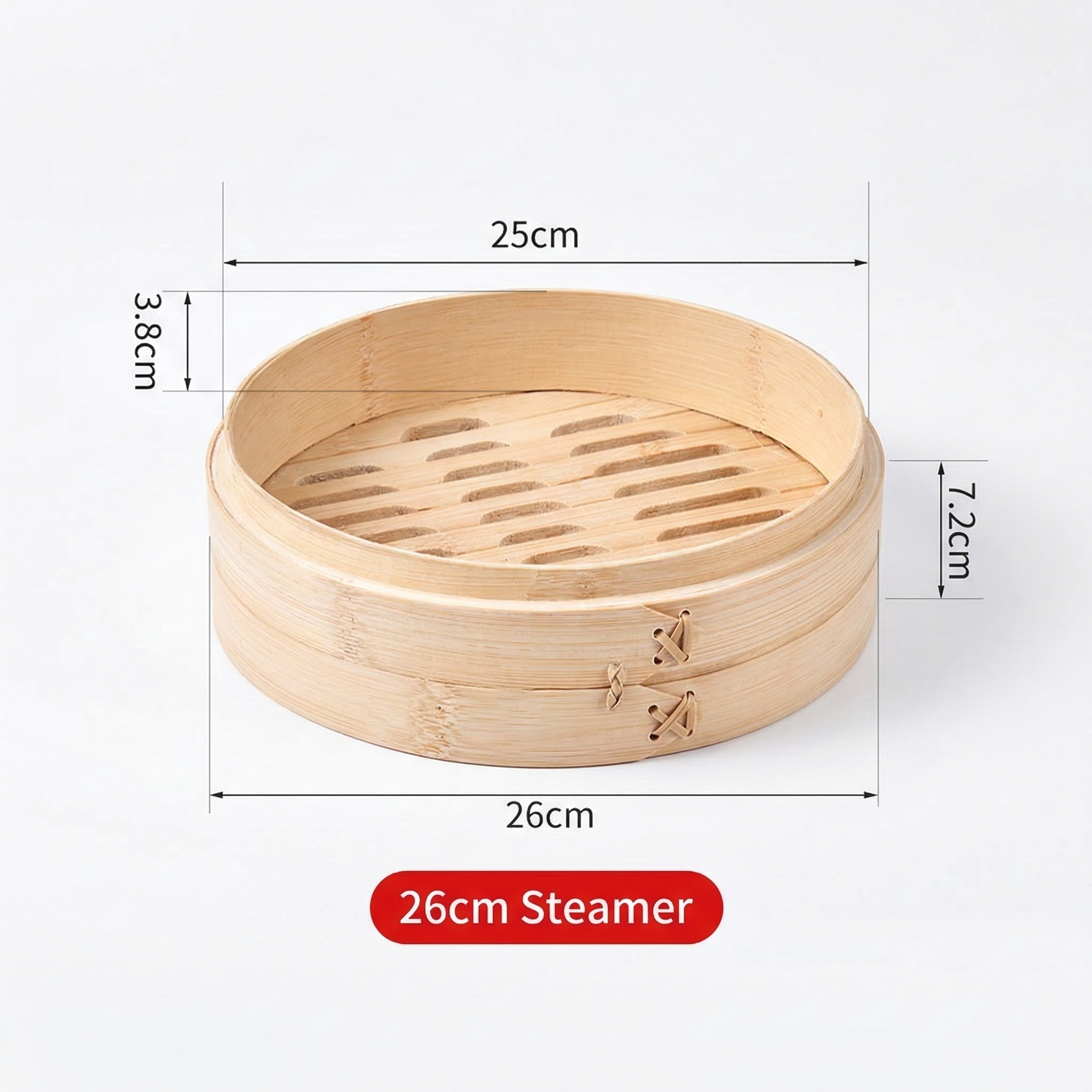 Premium Handcrafted Bamboo Steamer - Authentic Asian Cooking for Healthy Meals