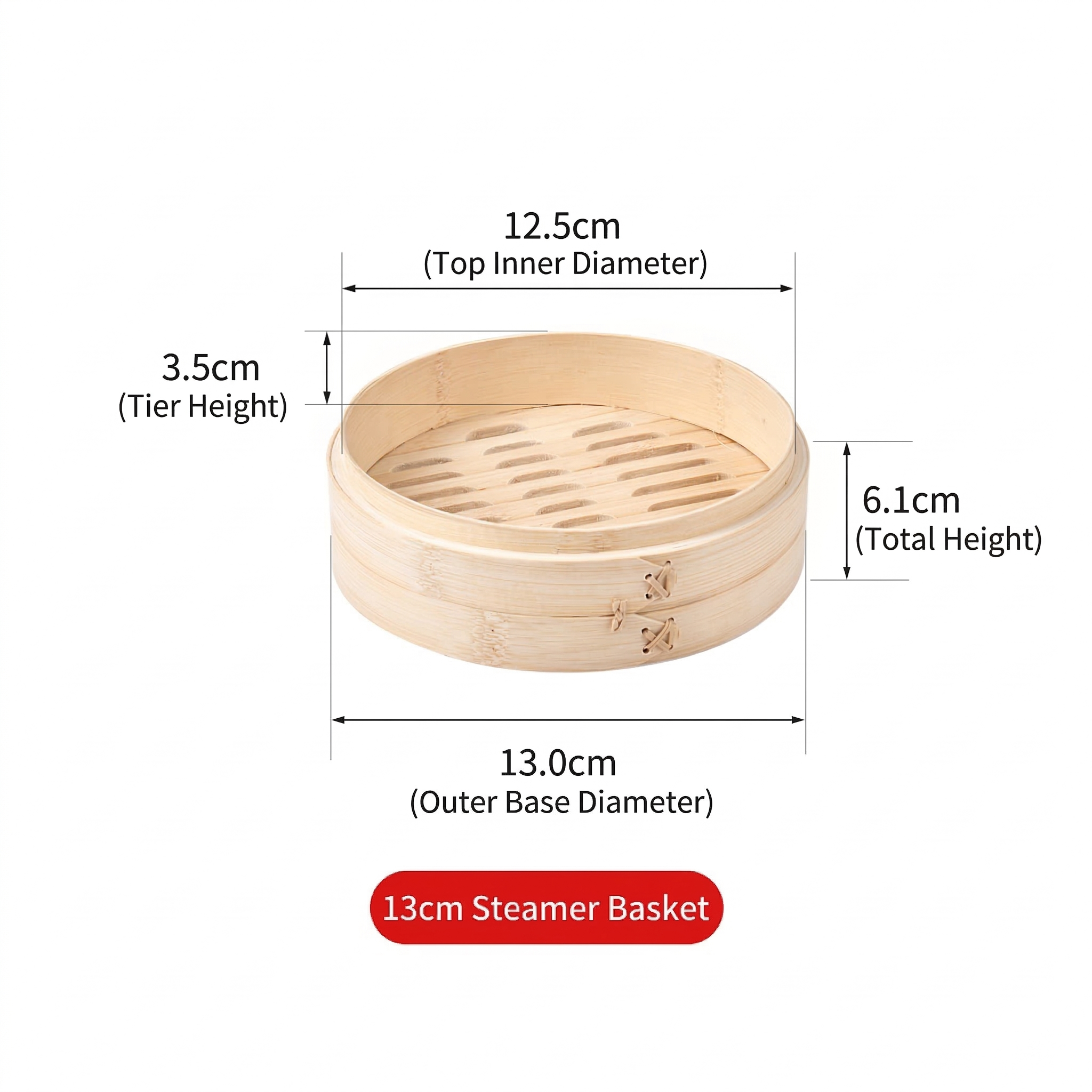 Premium Handcrafted Bamboo Steamer - Authentic Asian Cooking for Healthy Meals