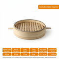 Premium All-Bamboo Steamer | Multiple Sizes & Bottom Options