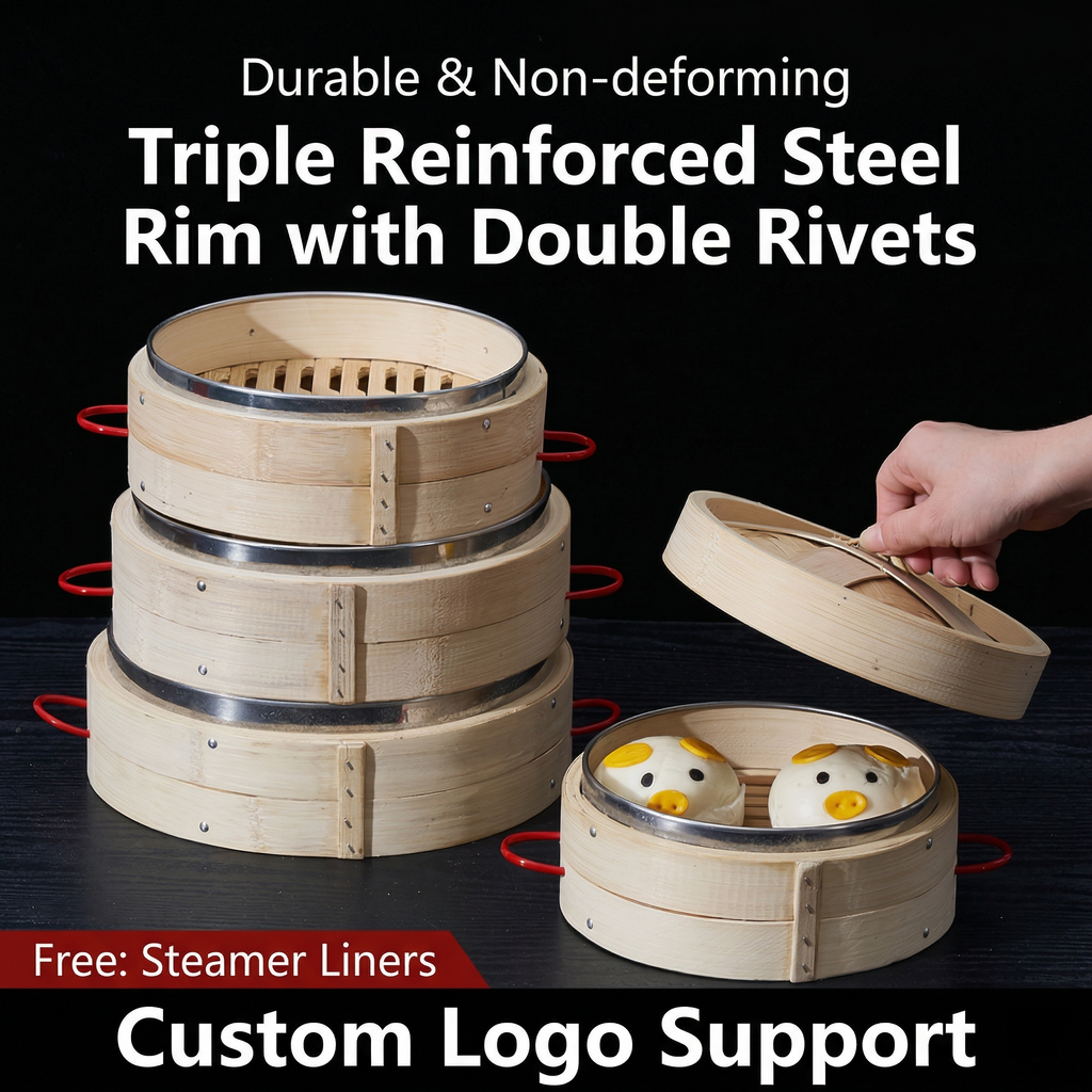 Premium Moso Bamboo Trap with Reinforced Steel Mouth & No Ears Design