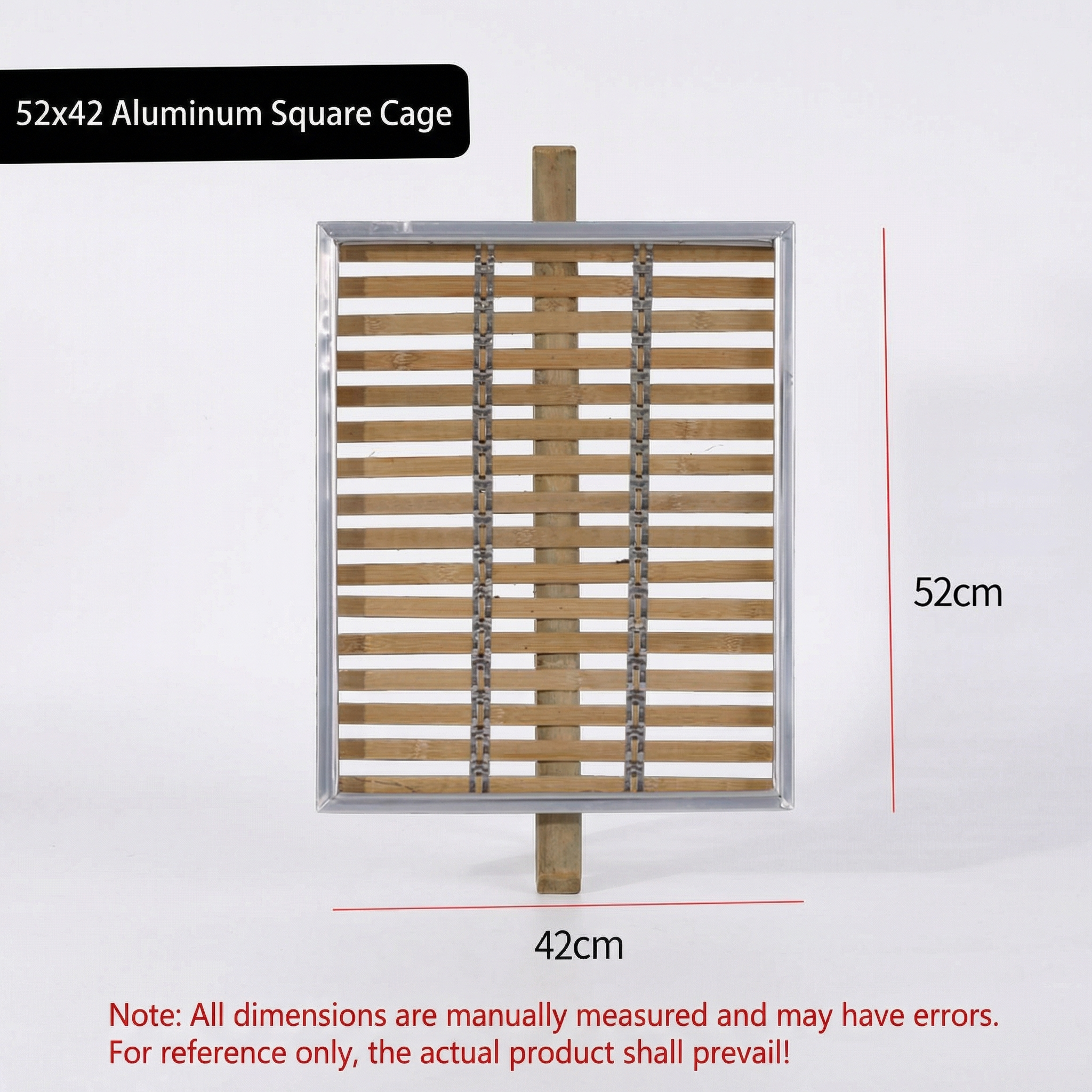 Strong Construction Aluminum Square Cage