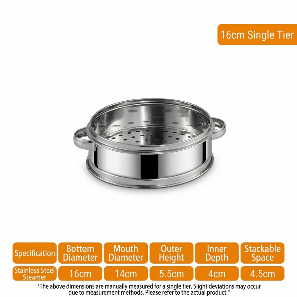 Minimalist Stainless Steel Steamer