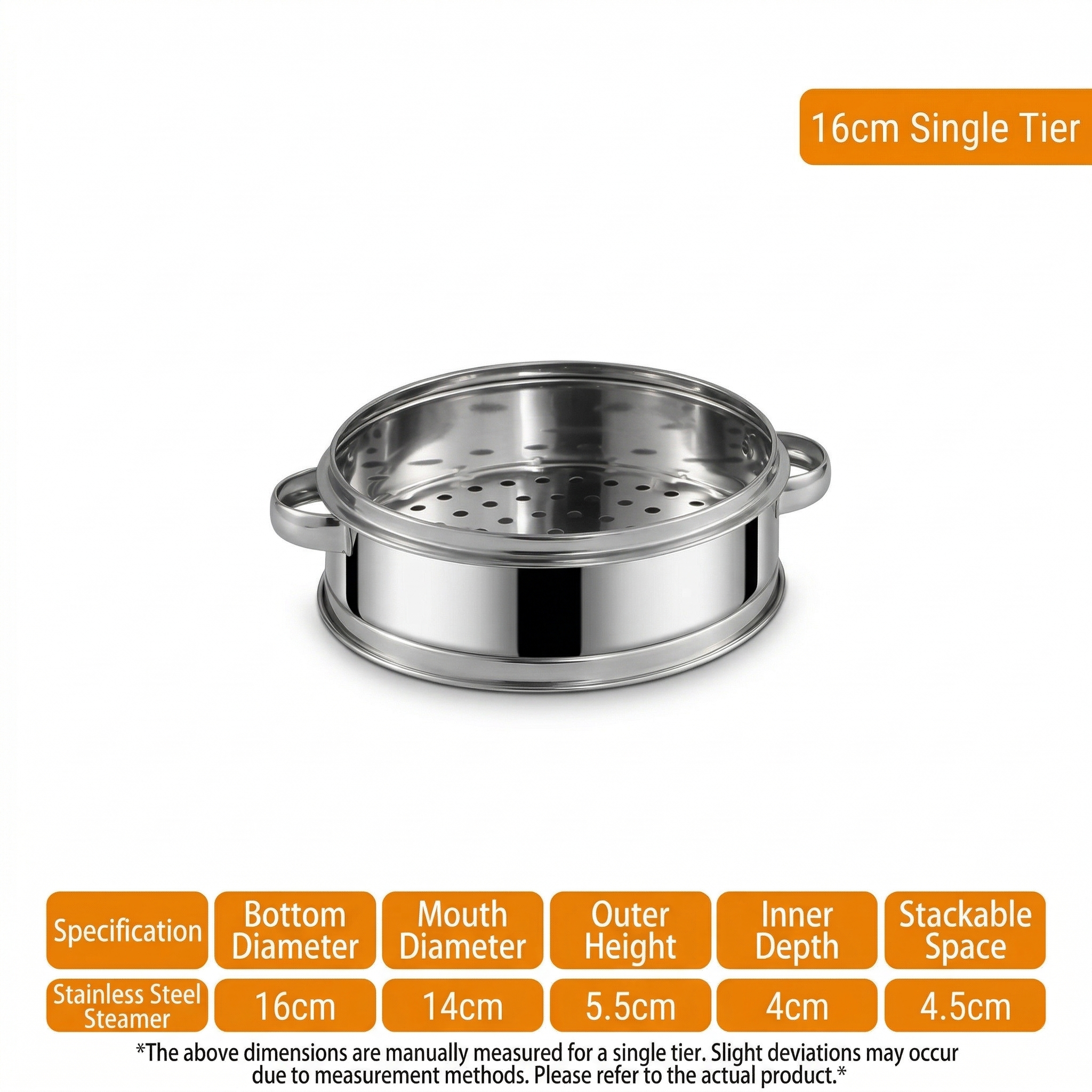 Minimalist Stainless Steel Steamer