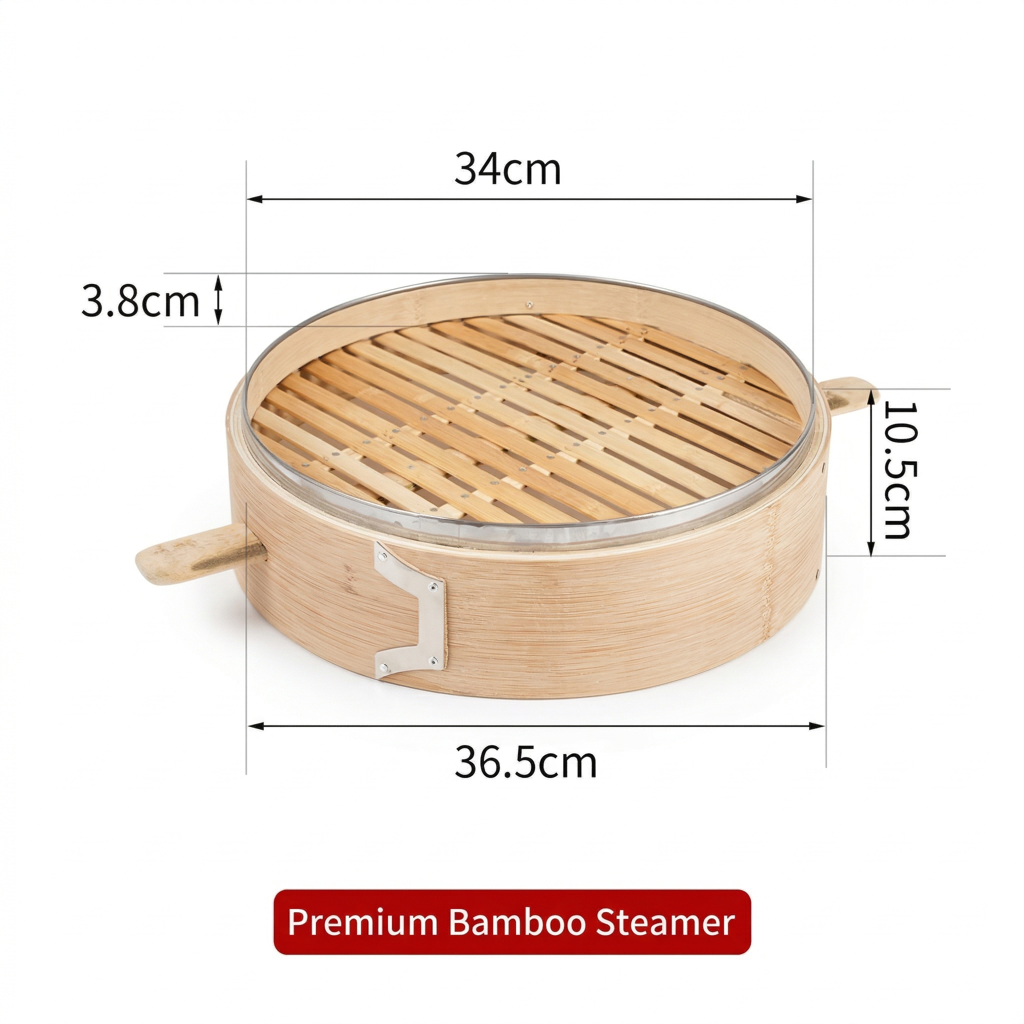Bamboo Steamer with Tray Set