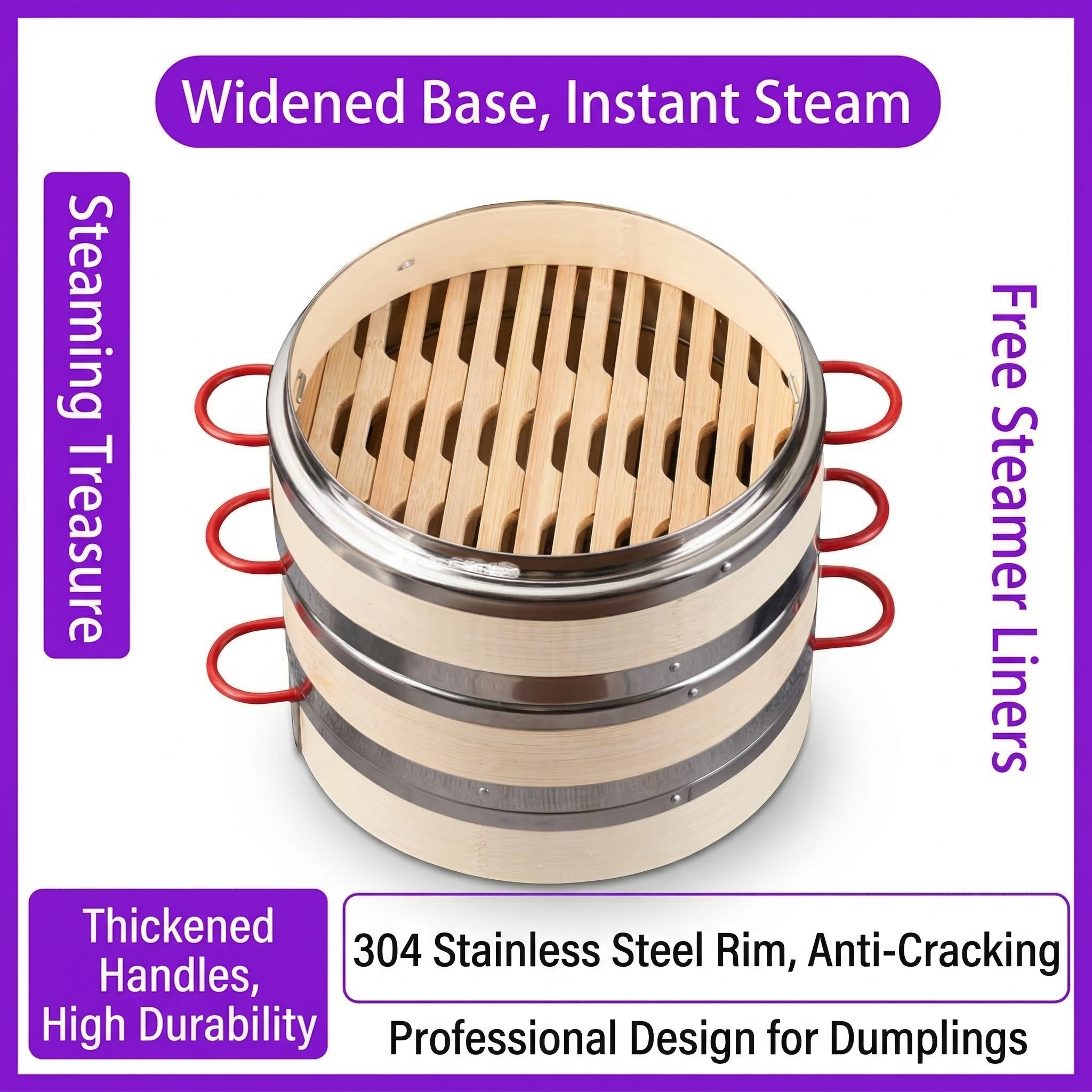 Bamboo Steamer: Healthy Cooking, Authentic Flavor