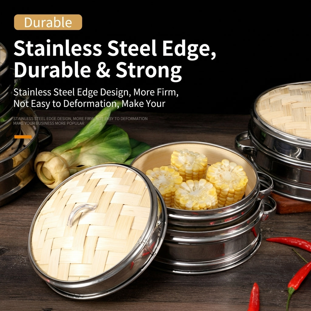 Thickened Stainless Steel Steamer Rack - Sturdy, Durable & Perfect for Healthy Steaming