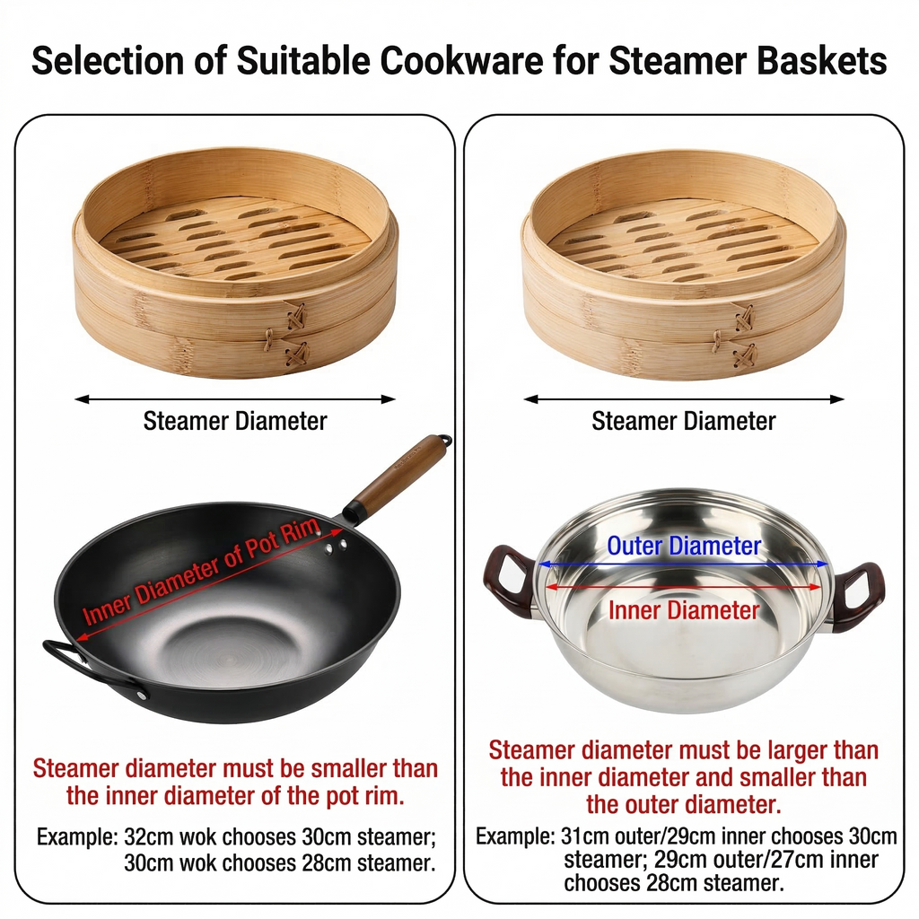 Premium Handcrafted Bamboo Steamer - Authentic Asian Cooking for Healthy Meals