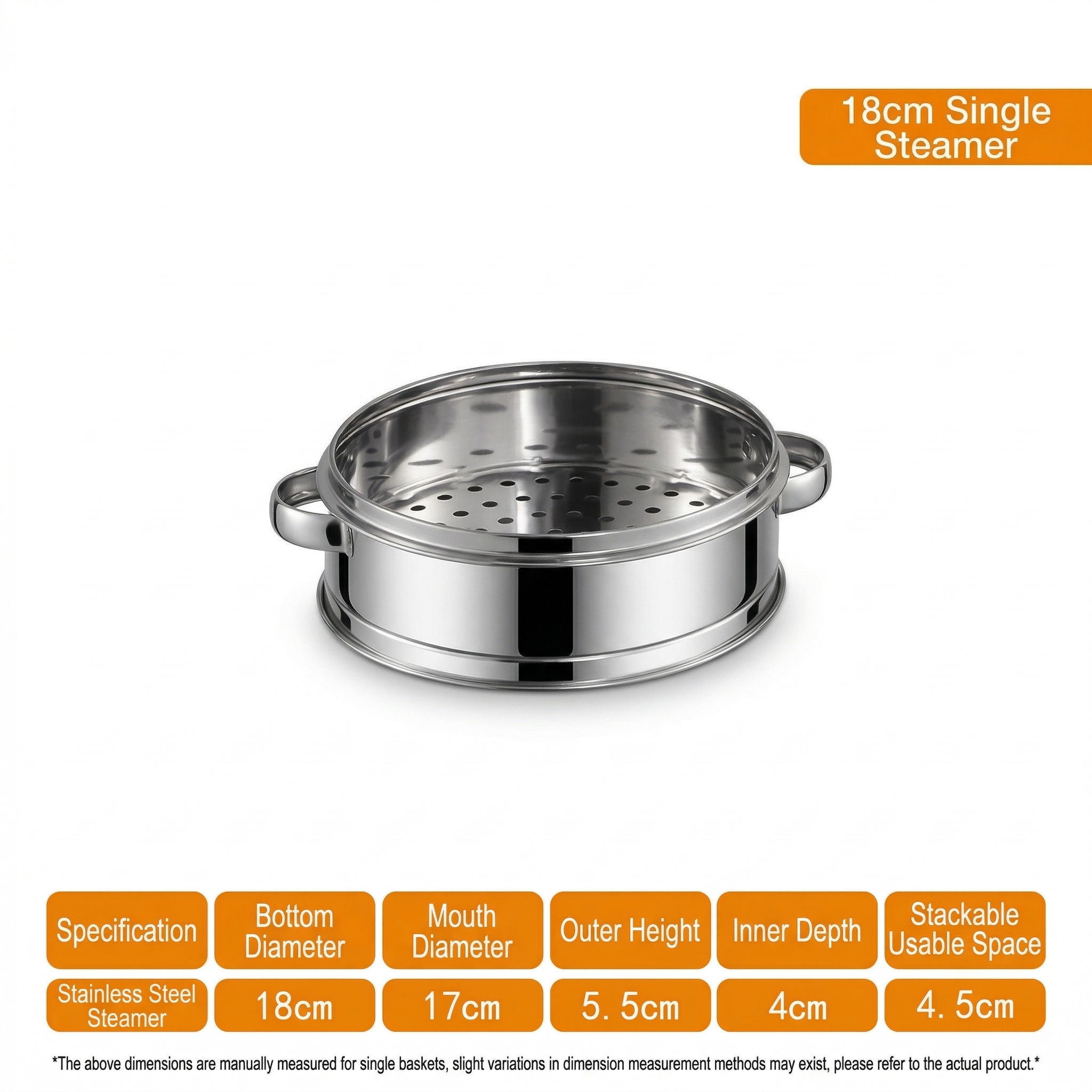 Minimalis Stainless Steel Steamer