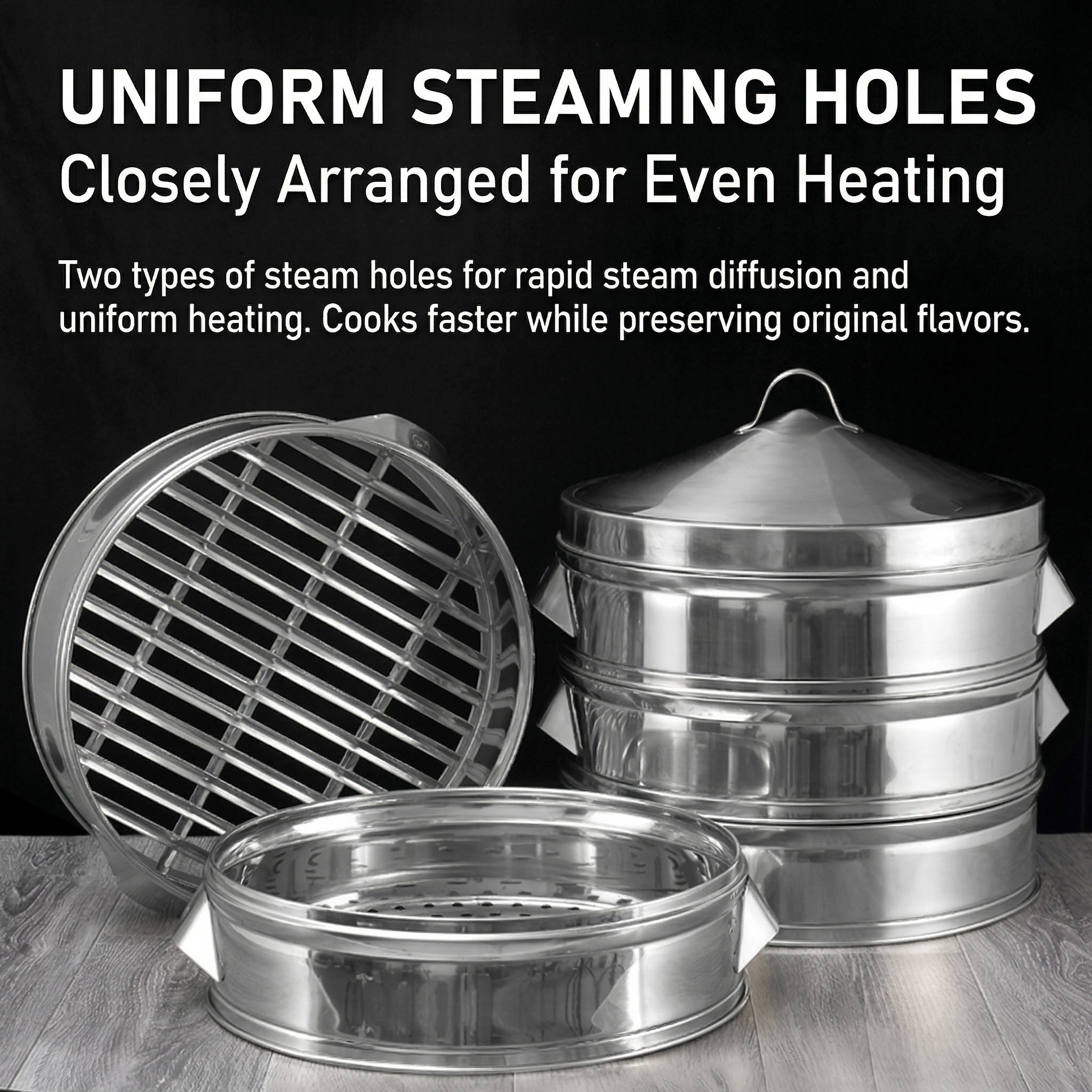 Heavy Duty Stainless Steel Steamer Basket, Multiple Sizes Commercial Steamer