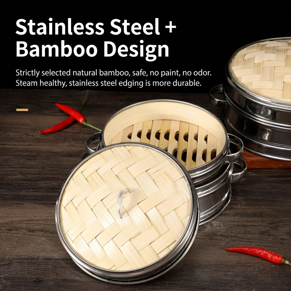 Thickened Stainless Steel Steamer Rack - Sturdy, Durable & Perfect for Healthy Steaming