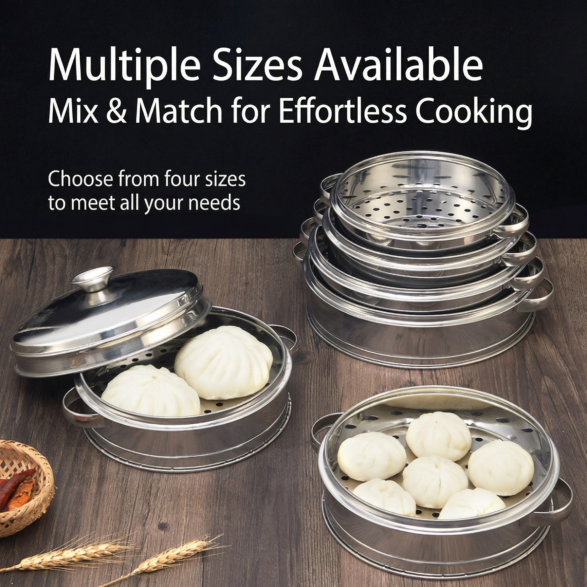 Minimalist Stainless Steel Steamer