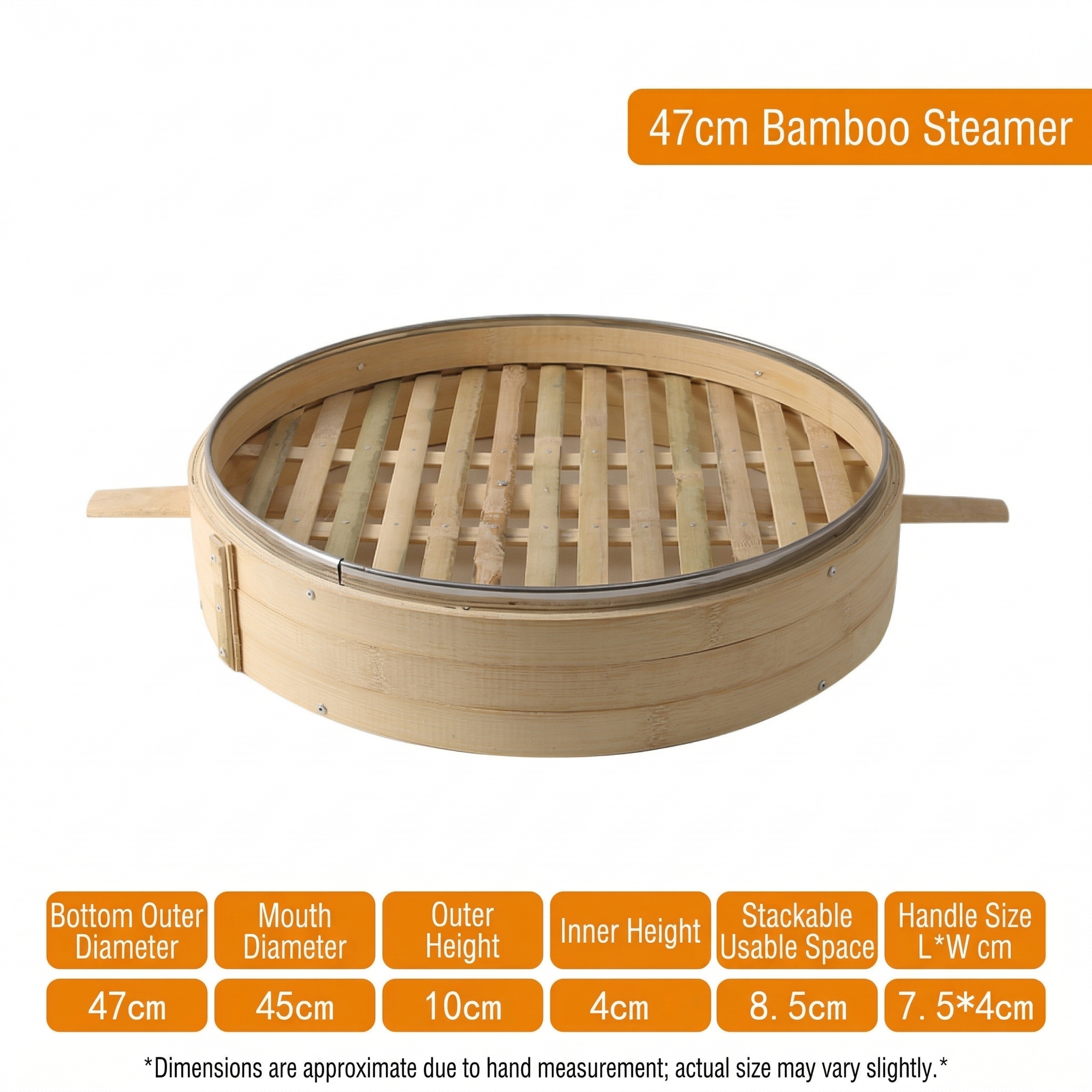 Premium All-Bamboo Steamer I Multiple Sizes & Bottom Options