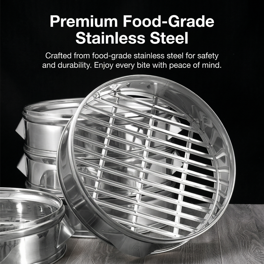 Heavy Duty Stainless Steel Steamer Basket, Multiple Sizes Commercial Steamer