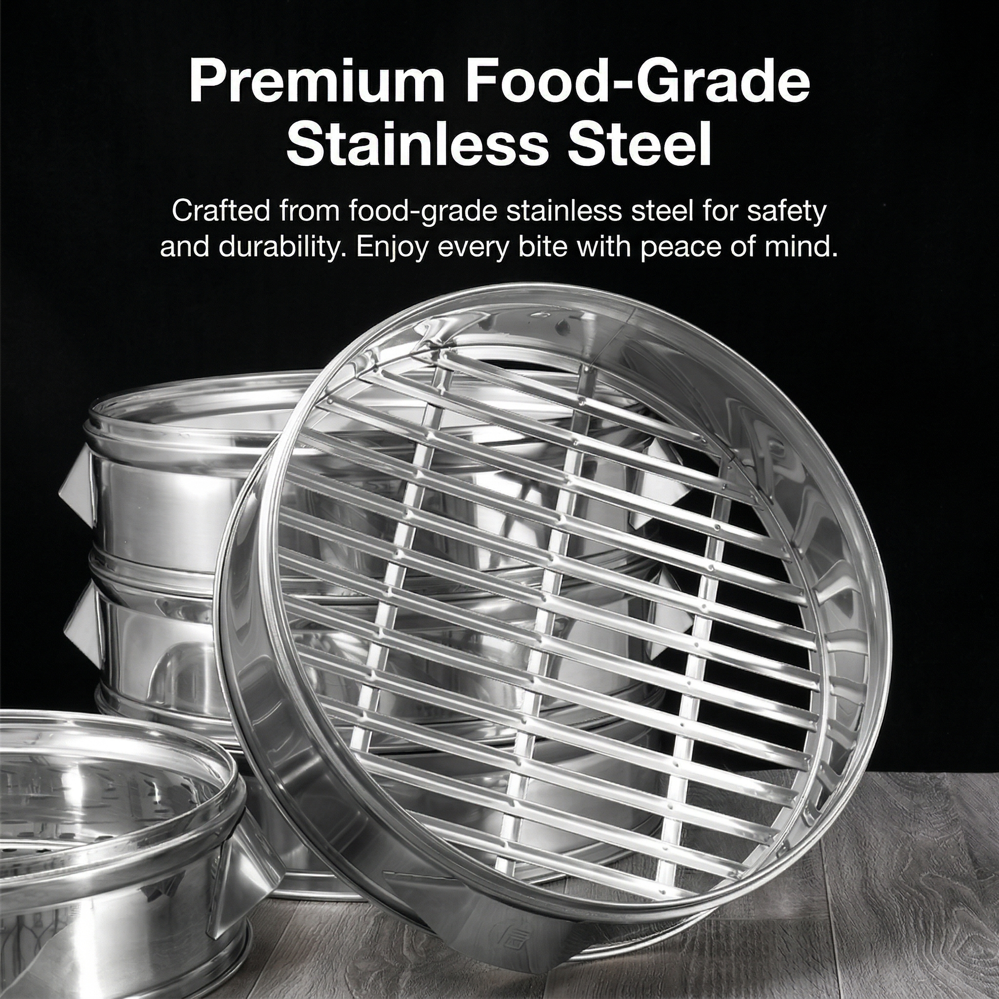 Heavy Duty Stainless Steel Steamer Basket, Multiple Sizes Commercial Steamer