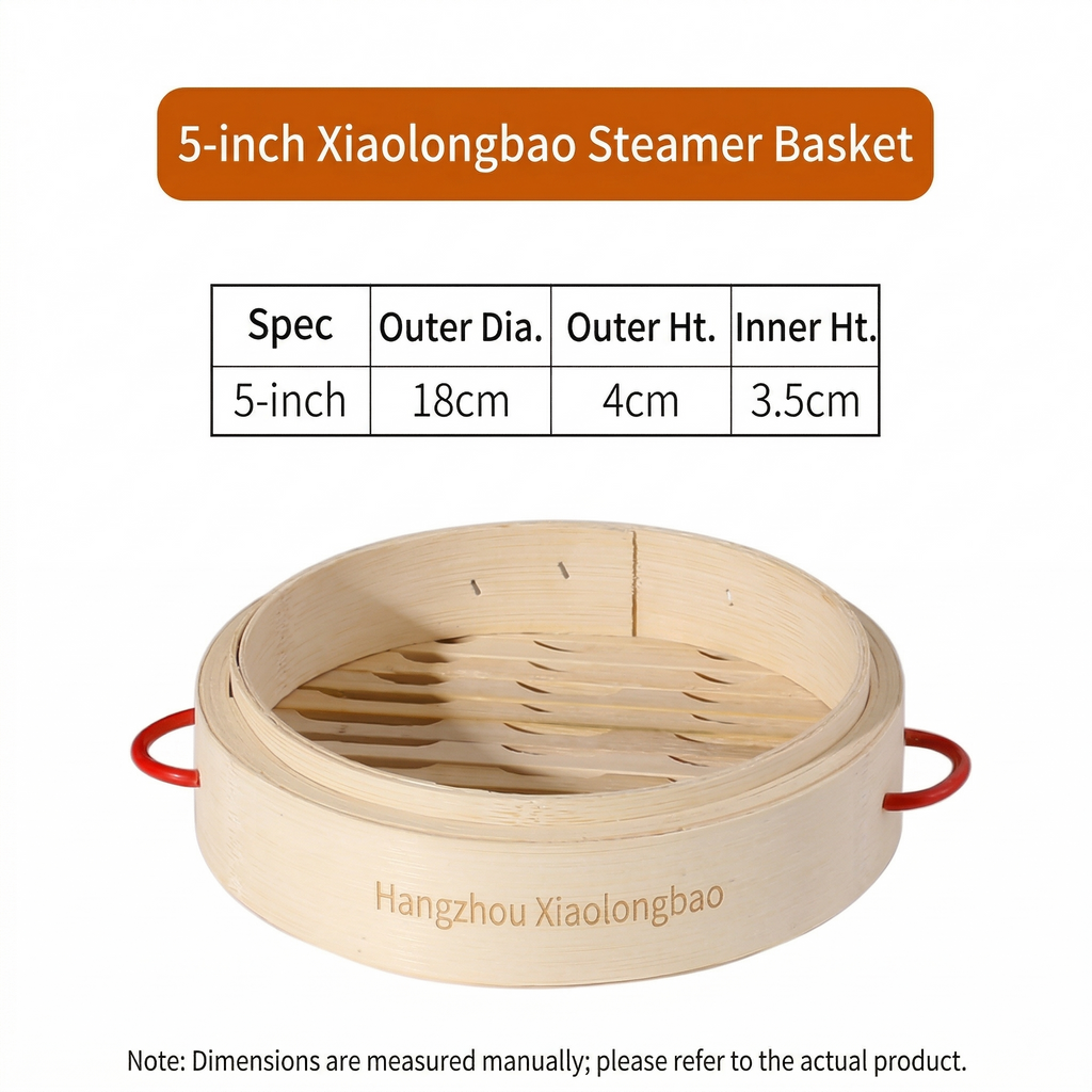 Hangzhou Xiaolongbao Bamboo Steamer - Authentic Chinese Dim Sum Steamer Basket