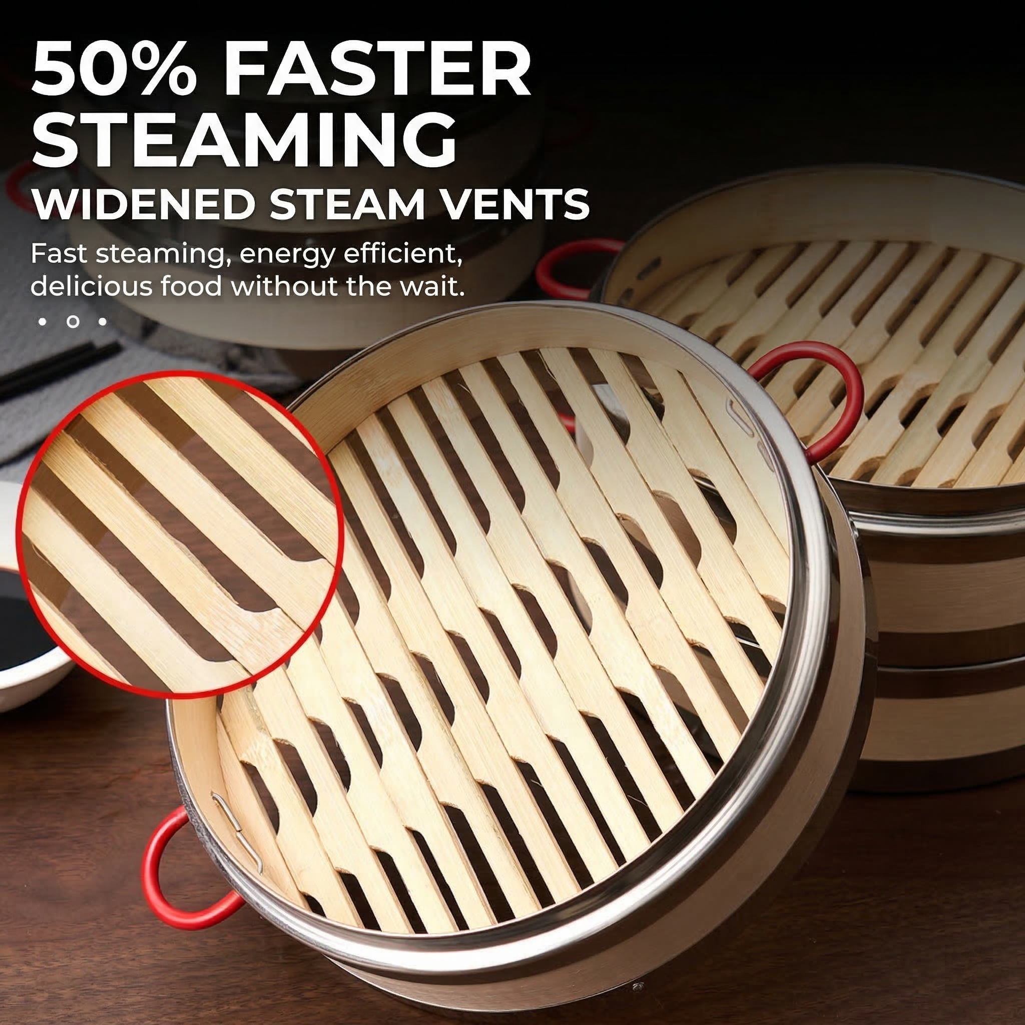Bamboo Steamer: Healthy Cooking, Authentic Flavor