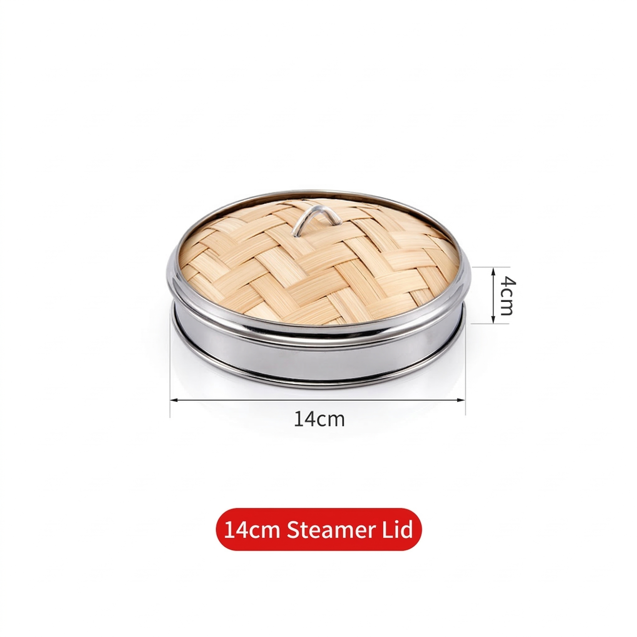 Natulal Bamboo Steamer Basket with Lid