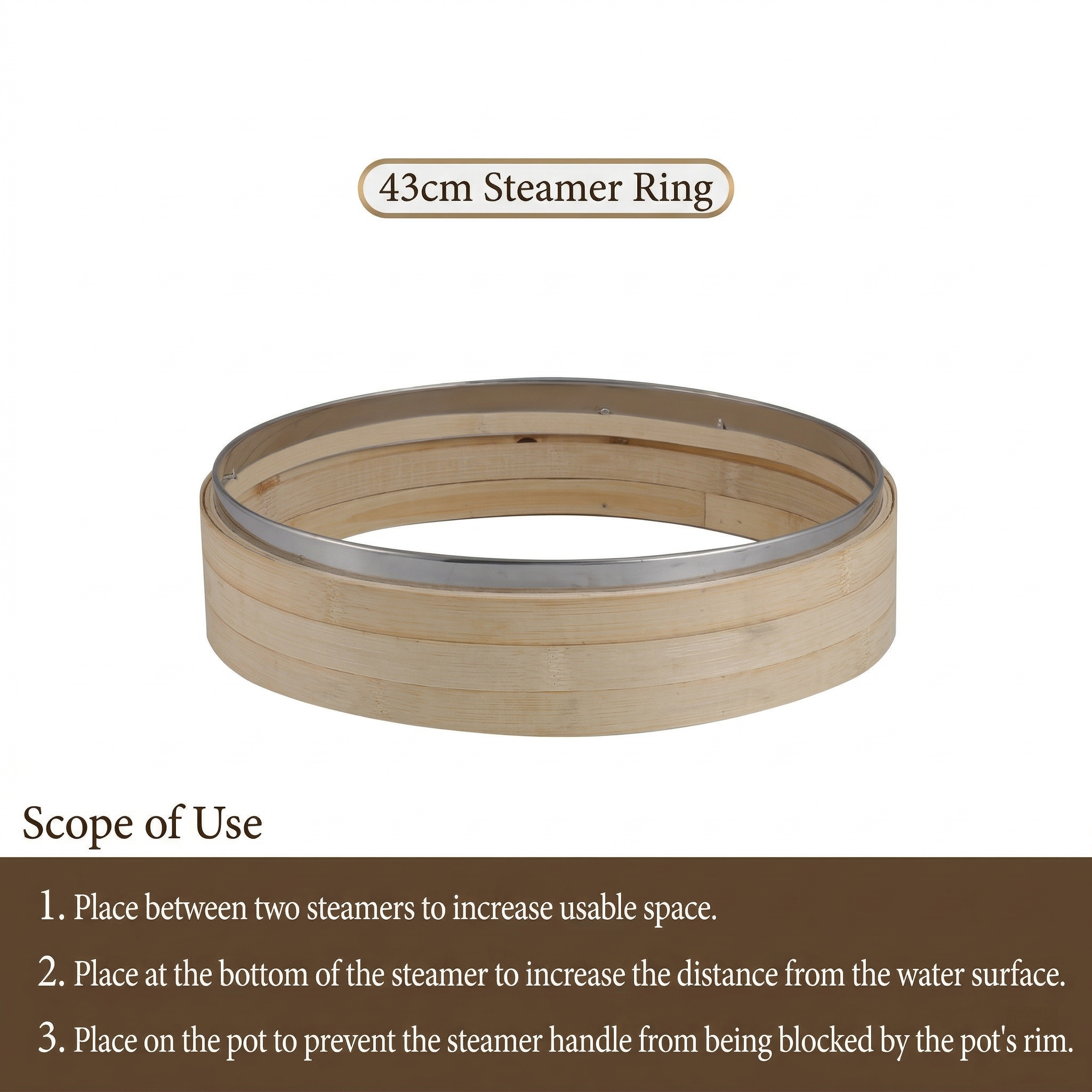 Premium All-Bamboo Steamer I Multiple Sizes & Bottom Options