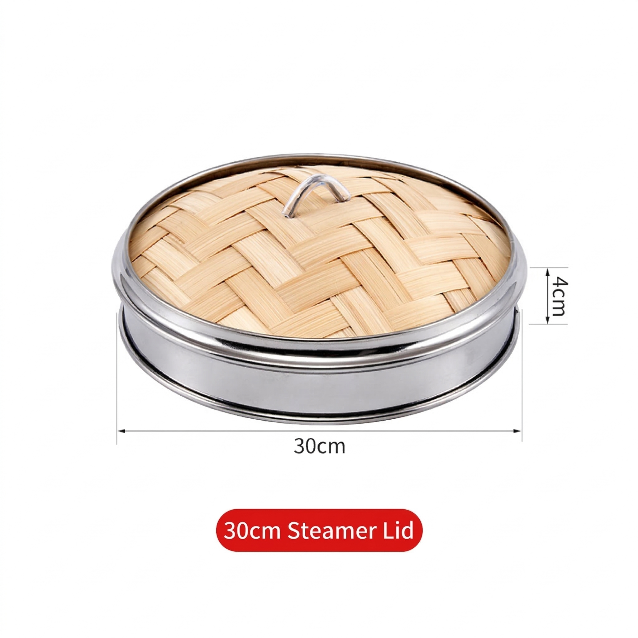 Natulal Bamboo Steamer Basket with Lid