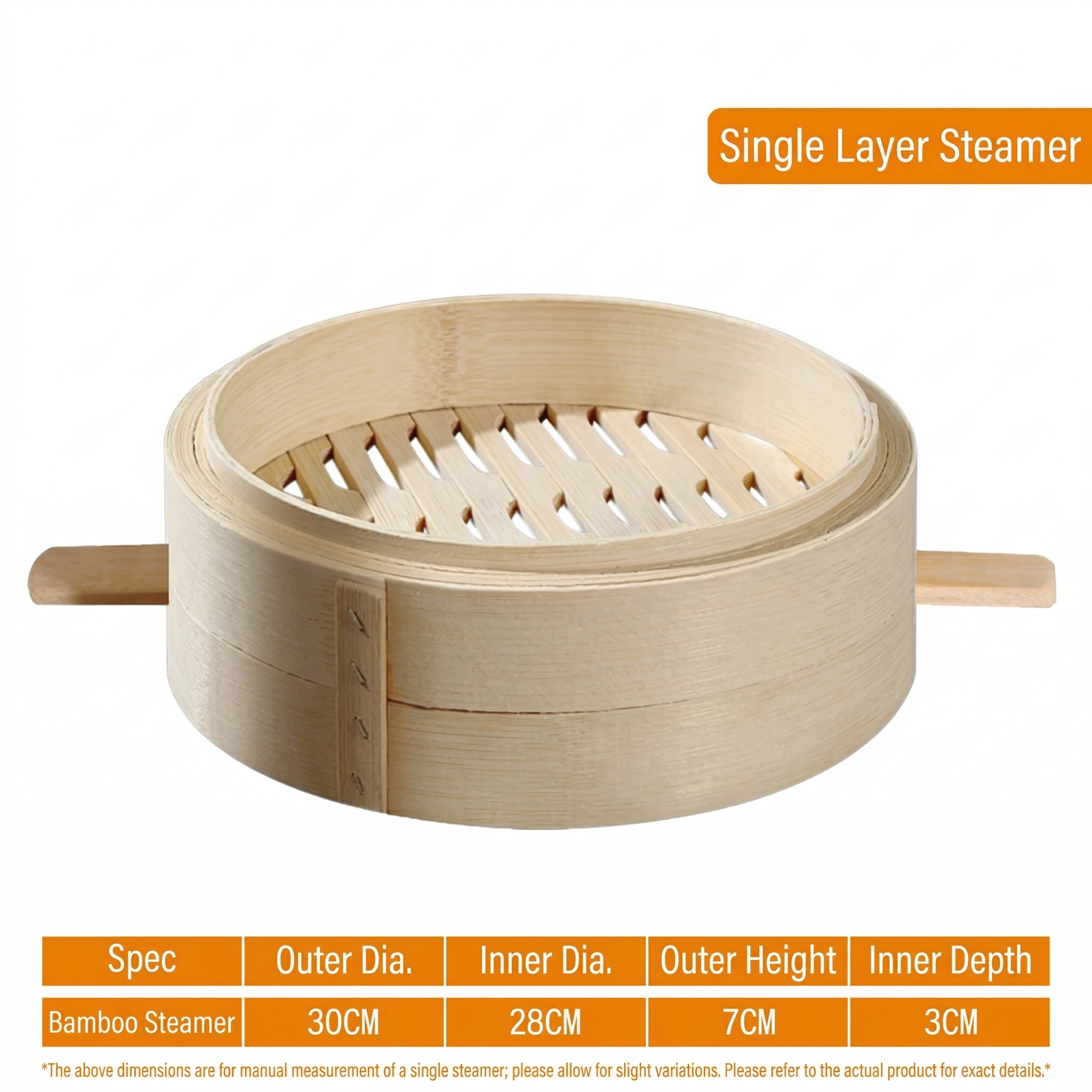 Premium Handmade Bamboo Steamer I Custom Sizes for Home & Restaurant