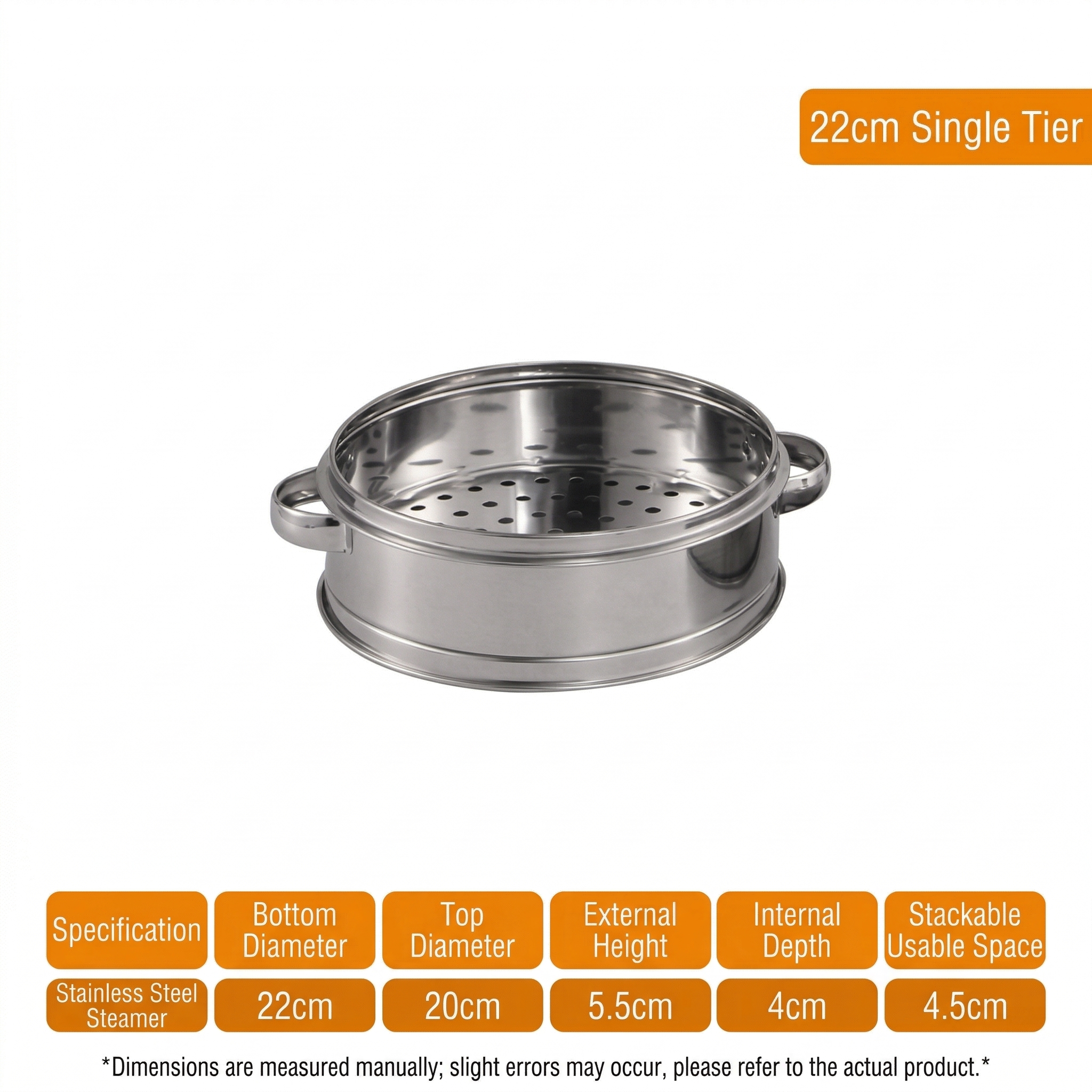 Minimalis Stainless Steel Steamer
