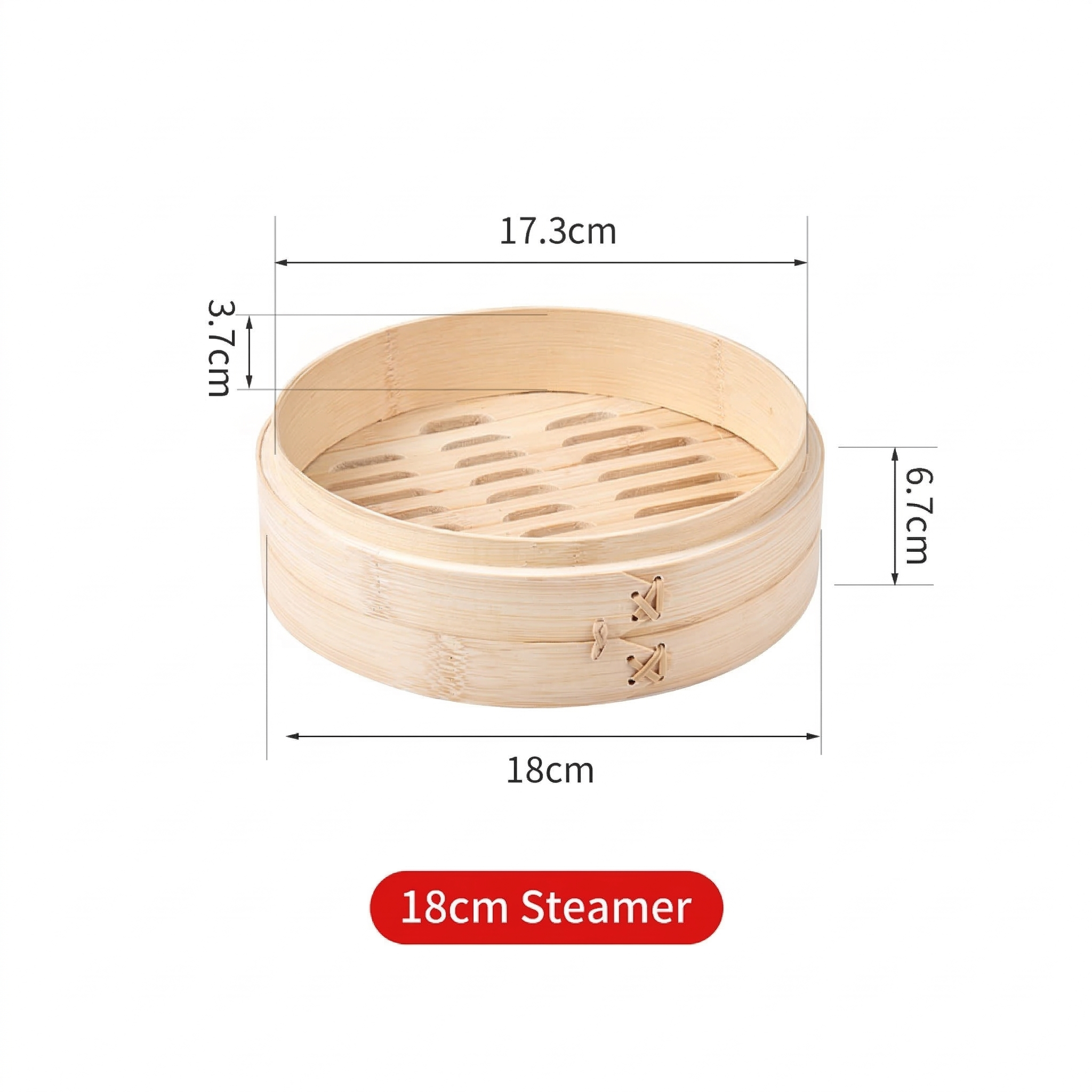 Premium Handcrafted Bamboo Steamer - Authentic Asian Cooking for Healthy Meals