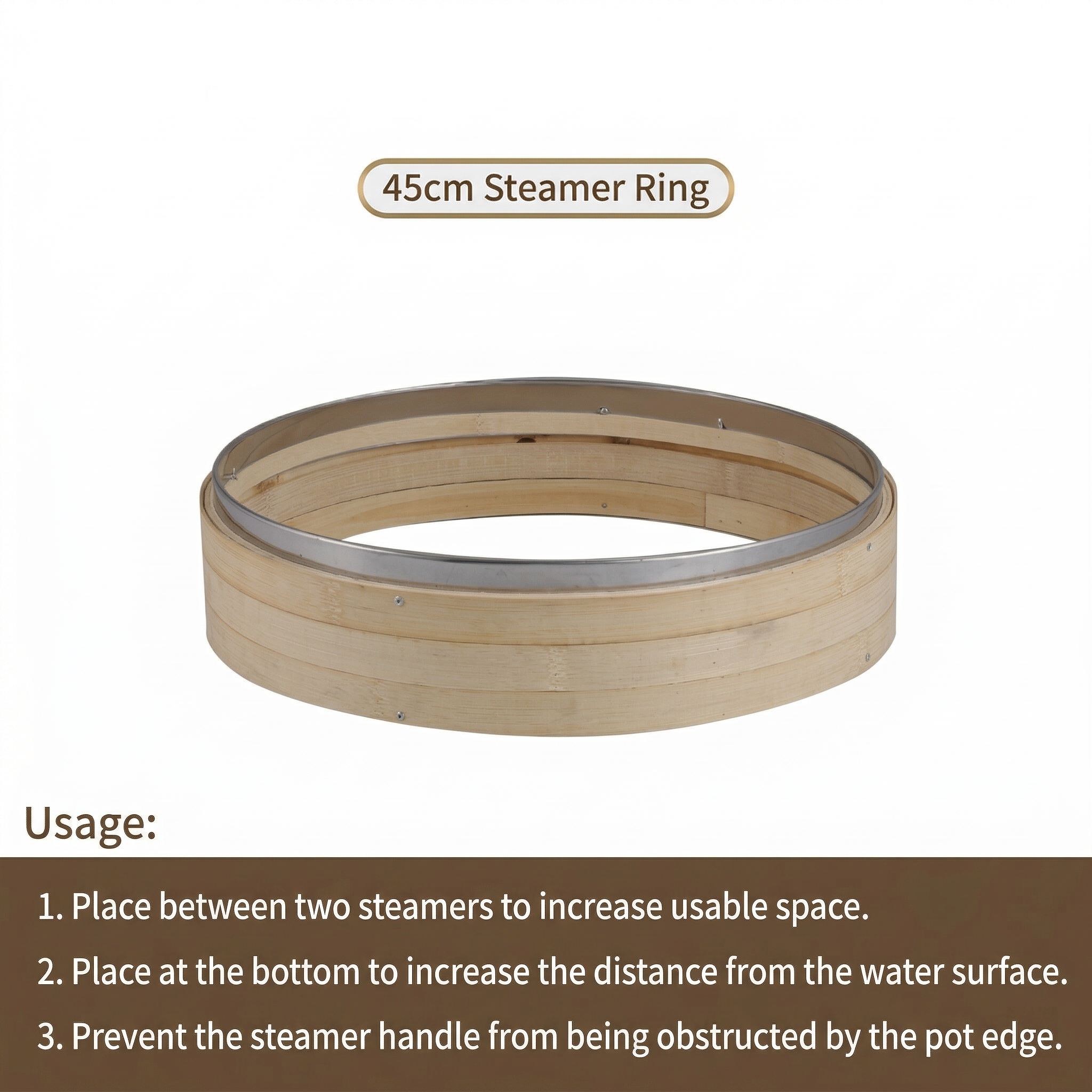 Premium All-Bamboo Steamer I Multiple Sizes & Bottom Options