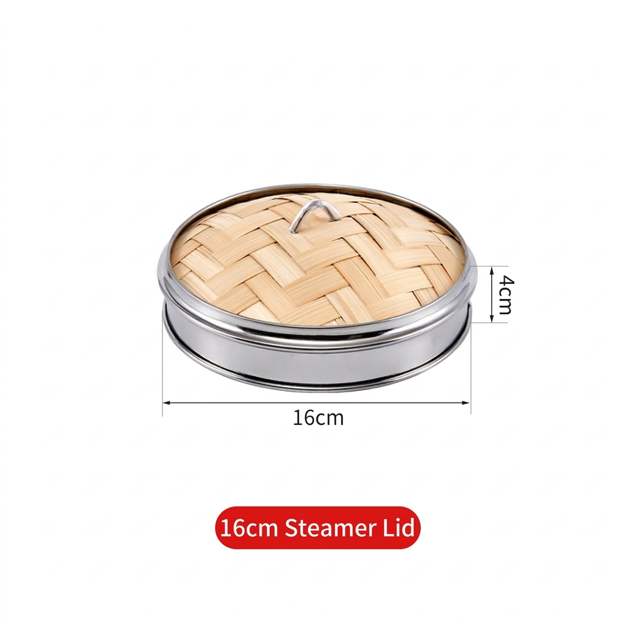 Natulal Bamboo Steamer Basket with Lid