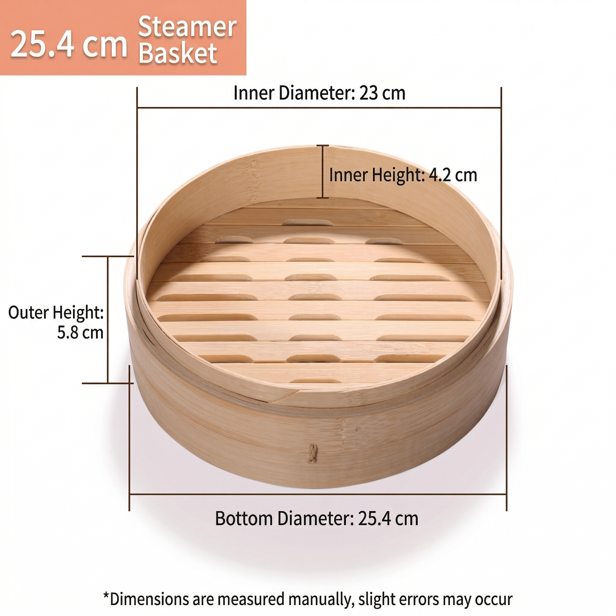 Traditional Asian Bamboo Steamer-Multiple Sizes & Customization Supported