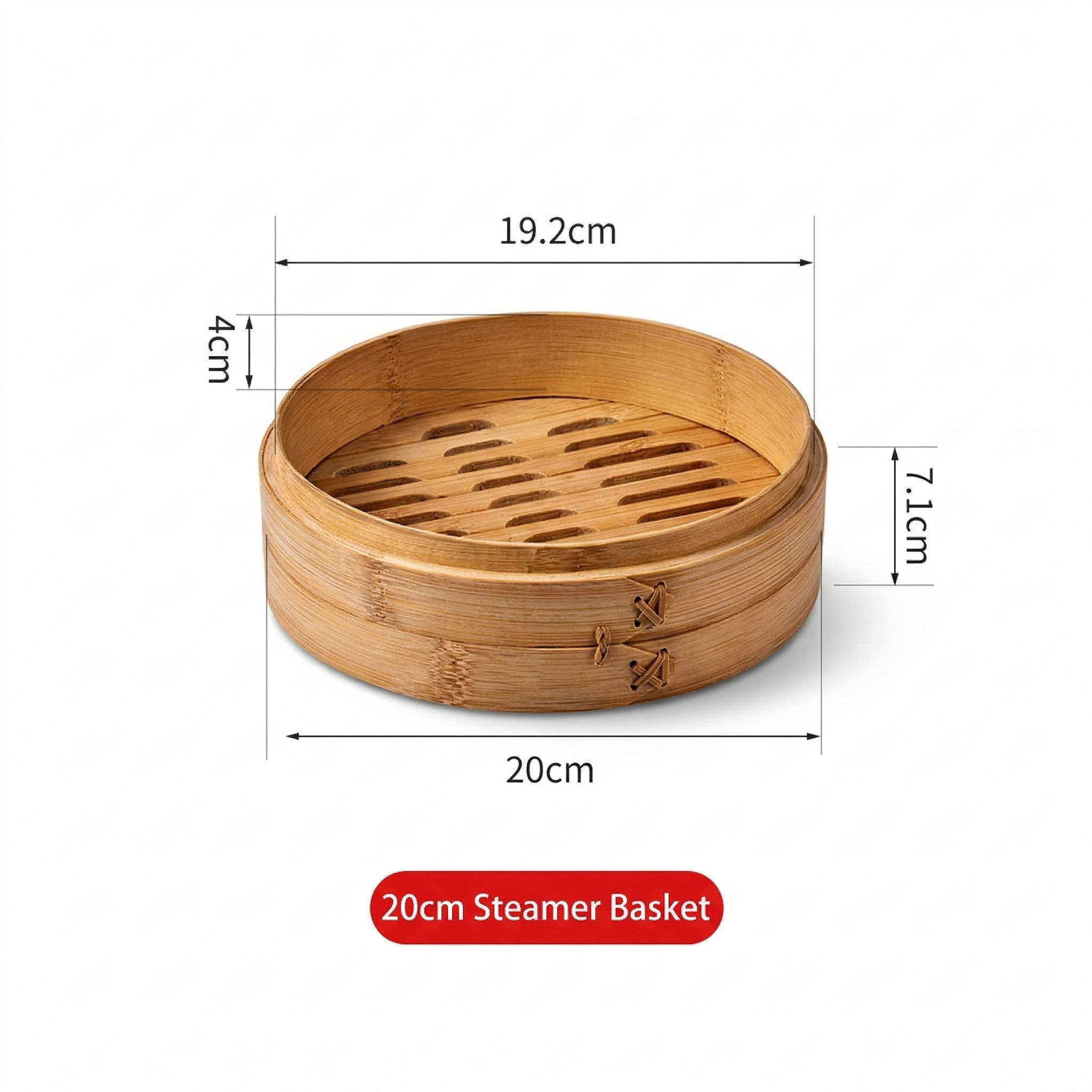 Premium Handcrafted Bamboo Steamer - Authentic Asian Cooking for Healthy Meals