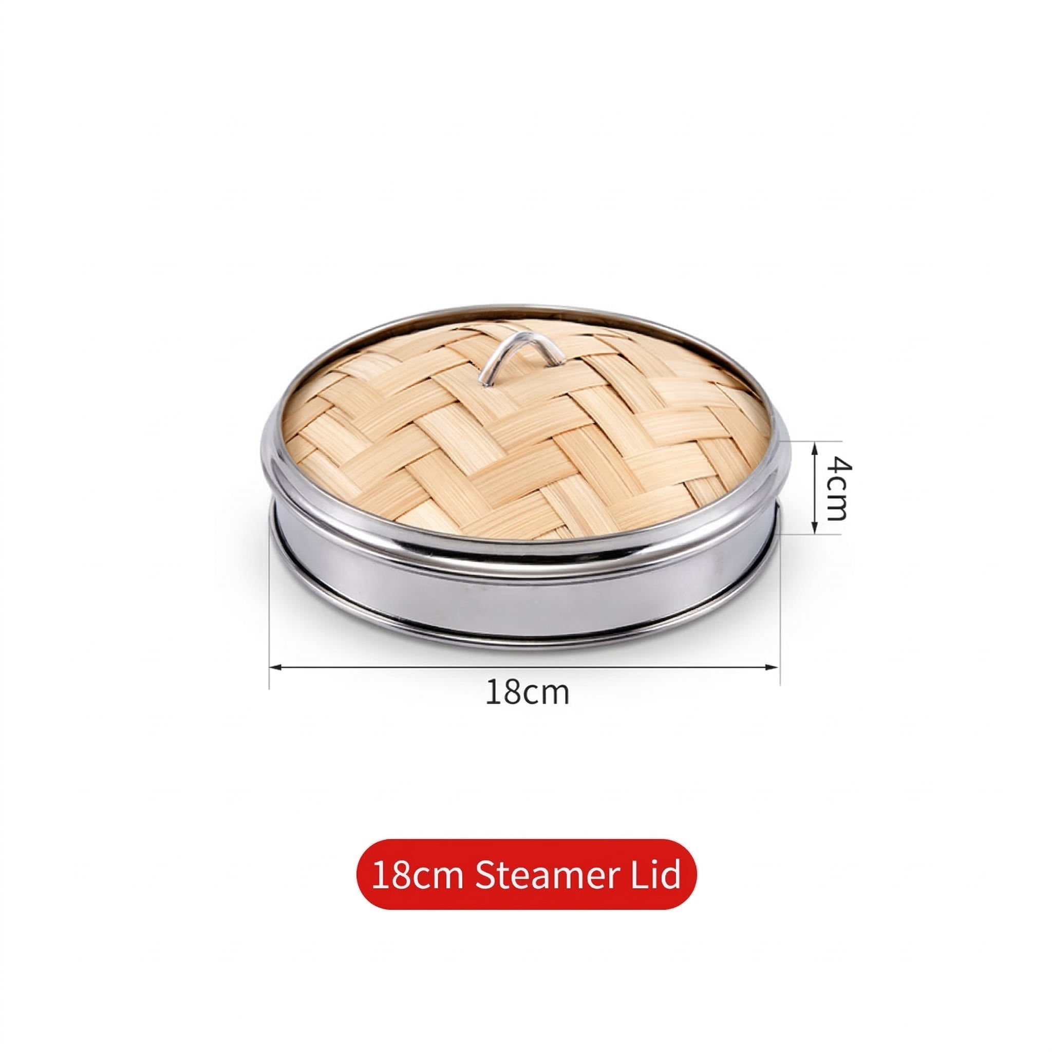 Natulal Bamboo Steamer Basket with Lid