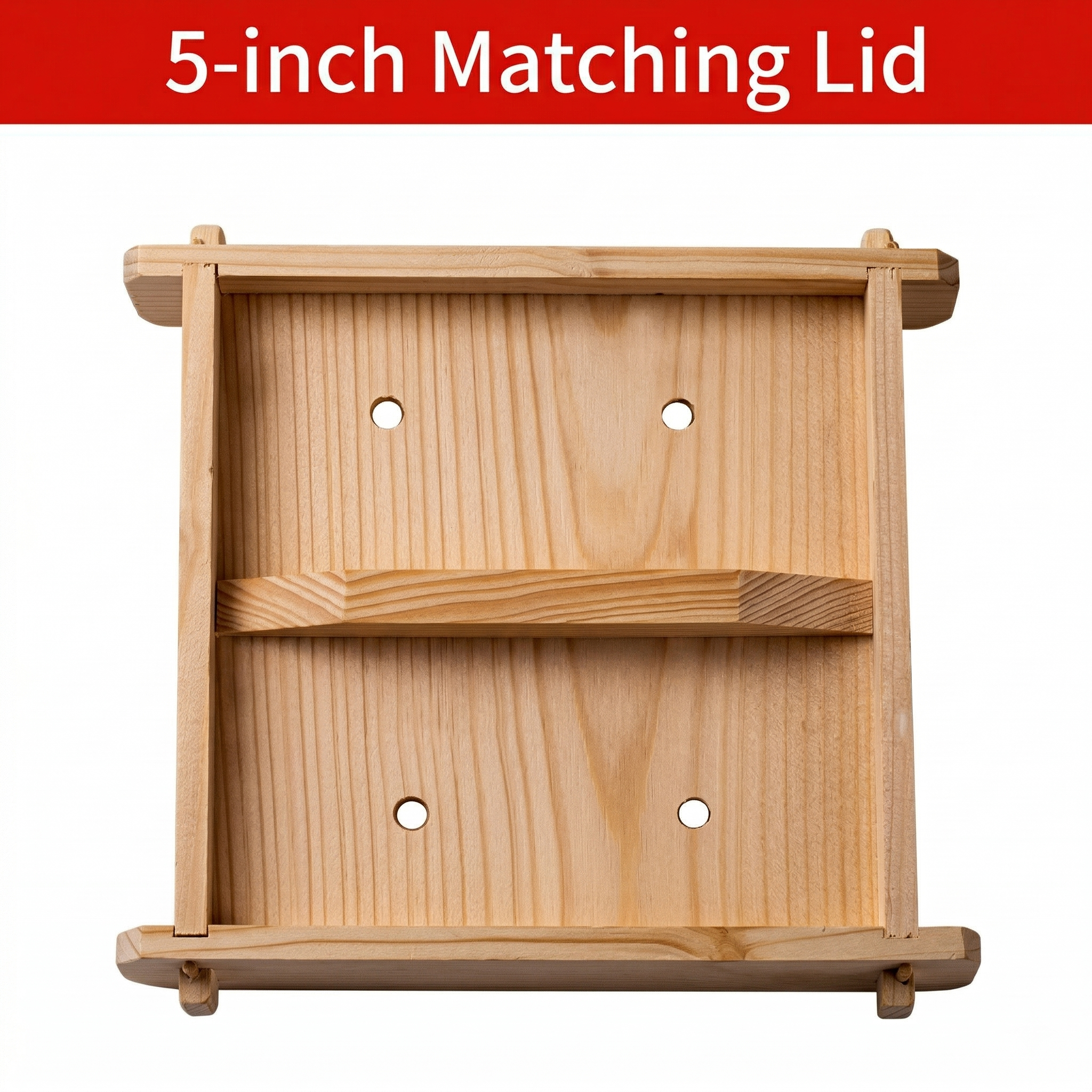 Natural Wood Steamer Tray for Dumplings & Buns